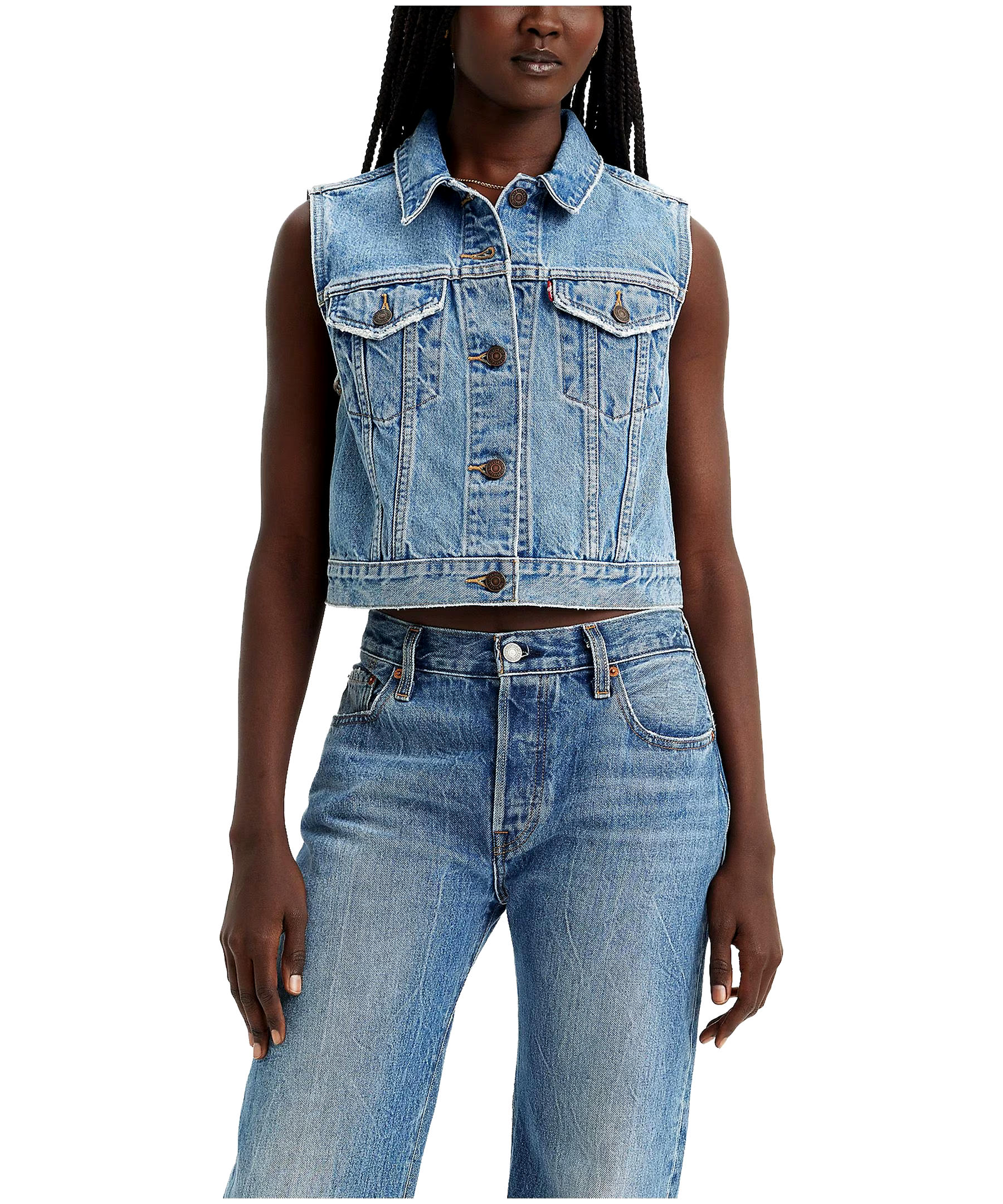 Levi's Women's Standard Fit Denim Vest
