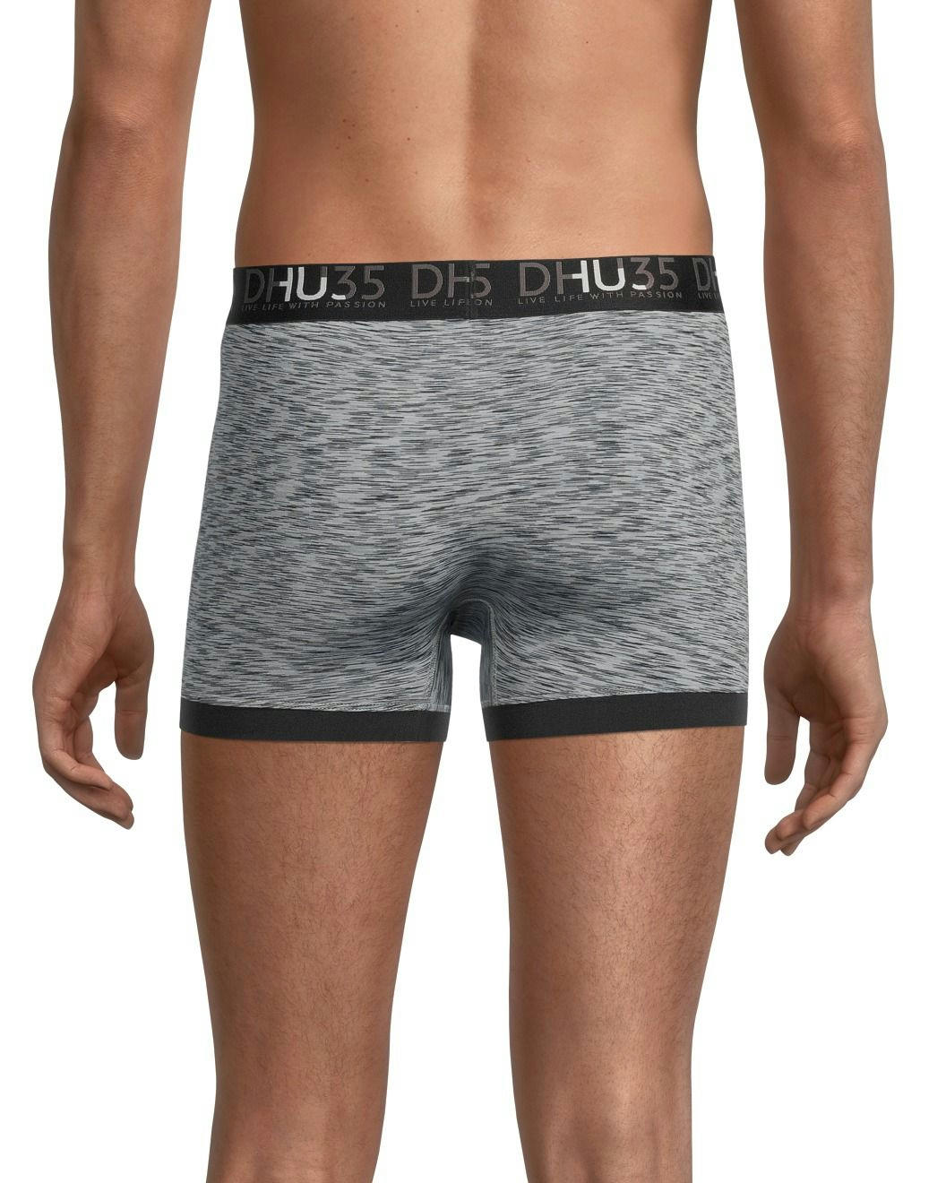 Denver Hayes Men's 3 Pack Fashion Microfiber Heat Press Trunk Brief