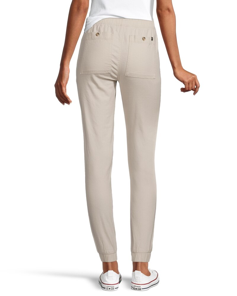 Denver Hayes Women's Linen High Rise Jogger Pants