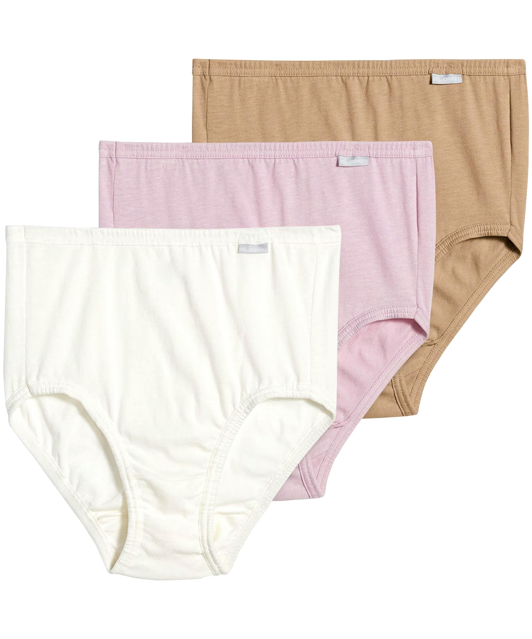 Jockey Women's 3-Pack Elance Basic Briefs