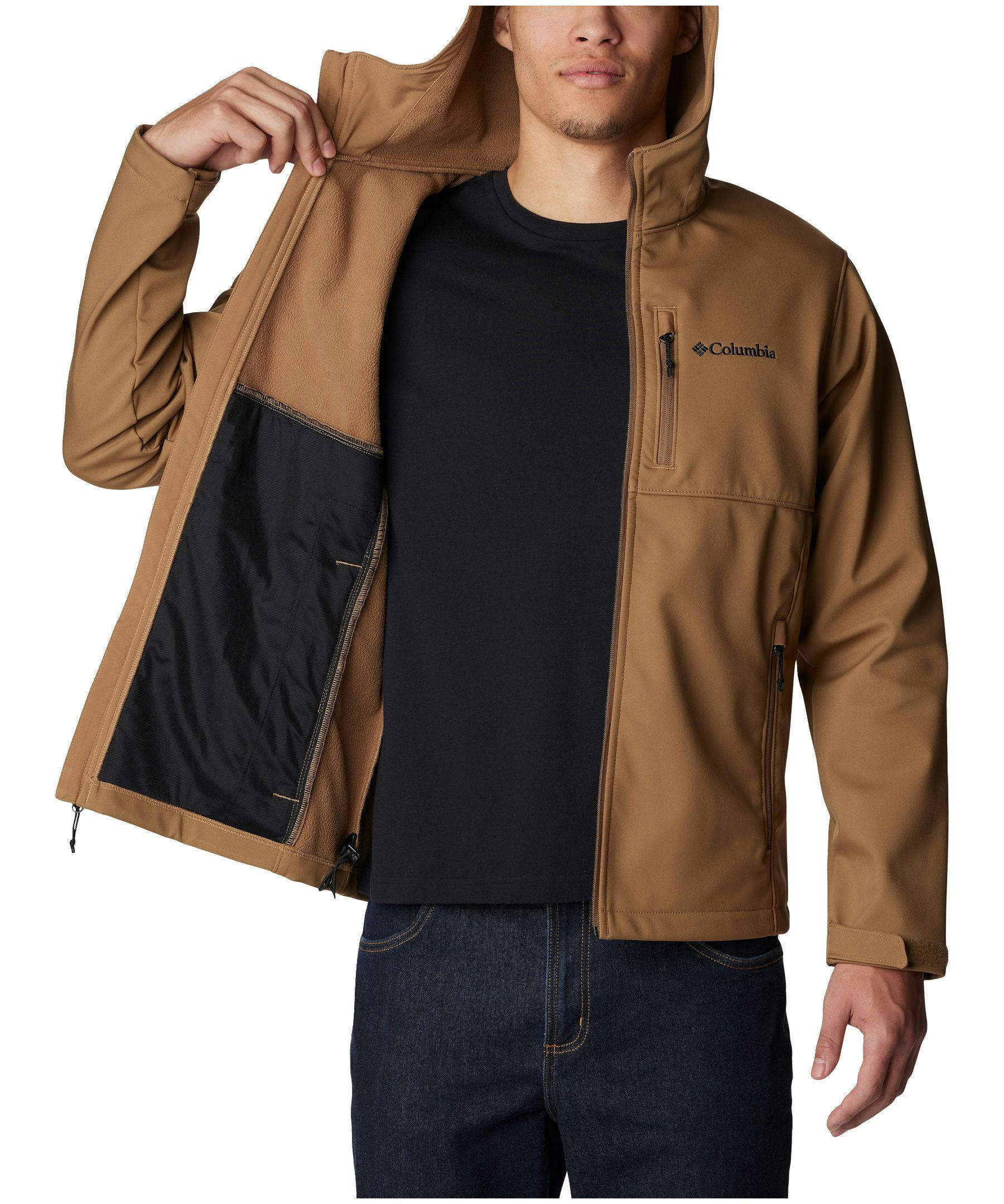 Columbia Men's Ascender Wind And Water Resistant Softshell Hooded Jacket