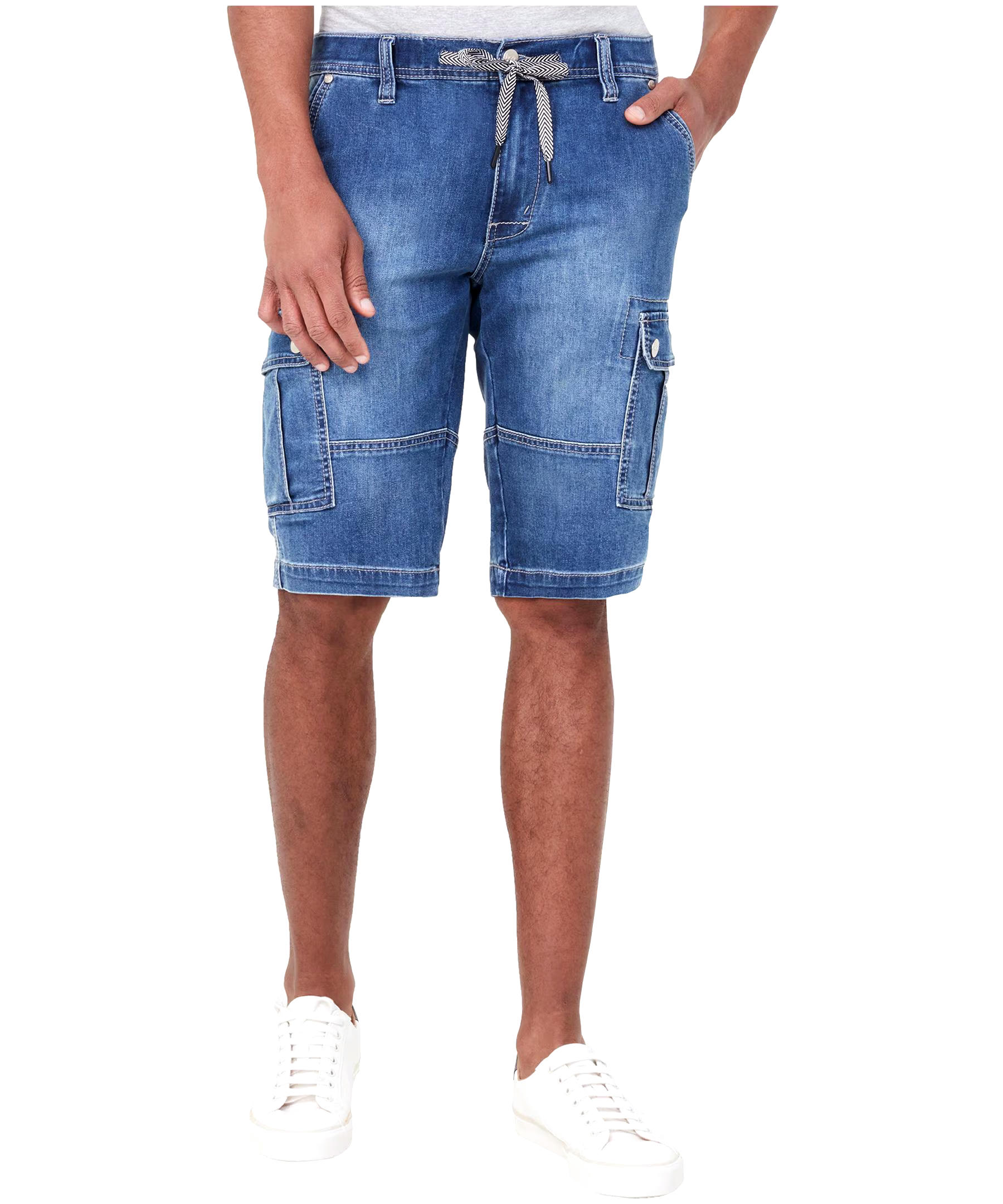 Lois Men's Joshua Lightweight Stretch Cargo Shorts