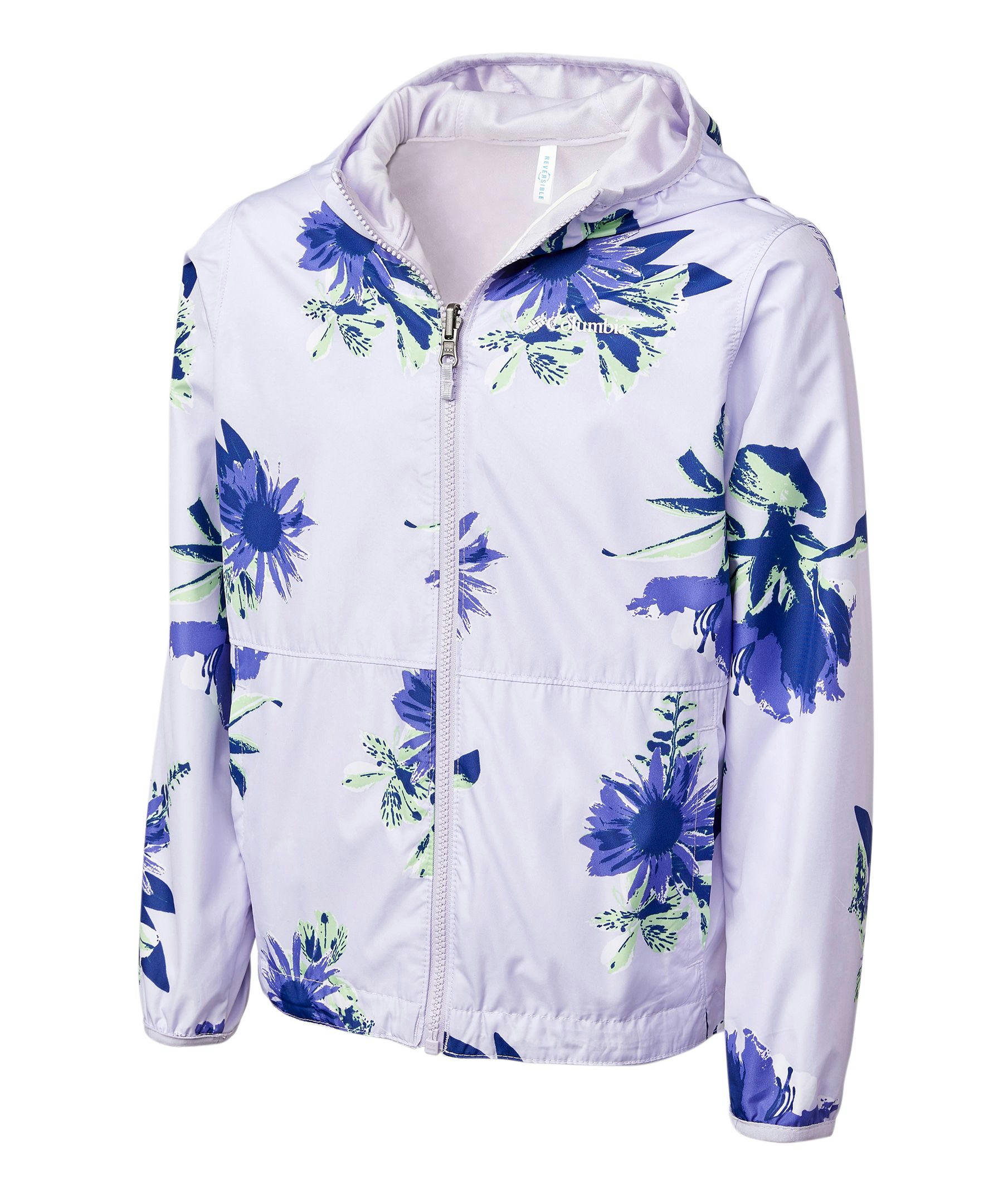 Columbia Youth Girls' Pixel Grabber II Water Resistant Reversible Jacket