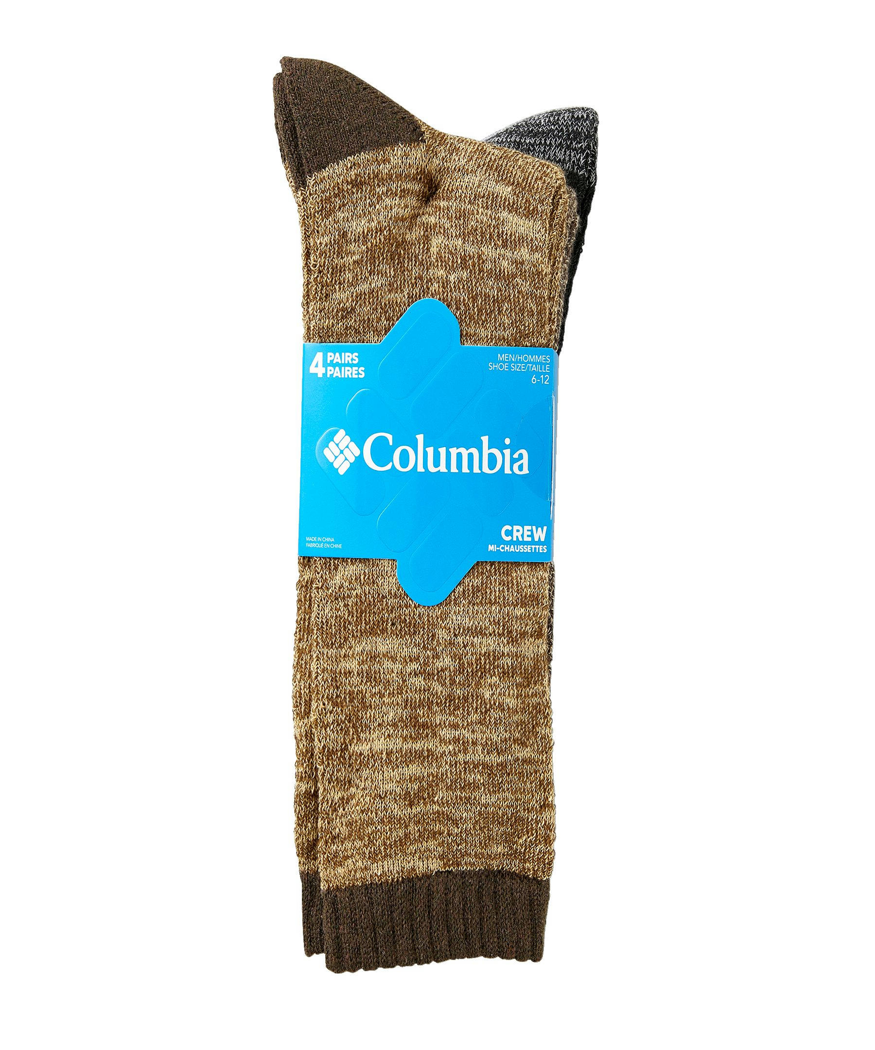 Columbia Men's 4-Pack Moisture Control Boot Sock