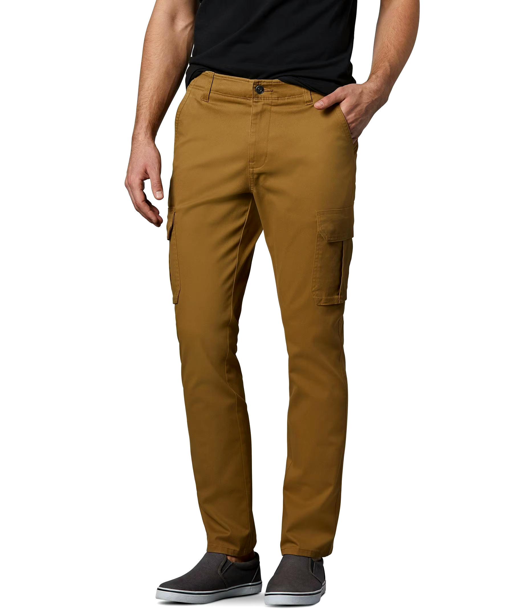 Denver Hayes Men's Stretch Slim Cargo Pants