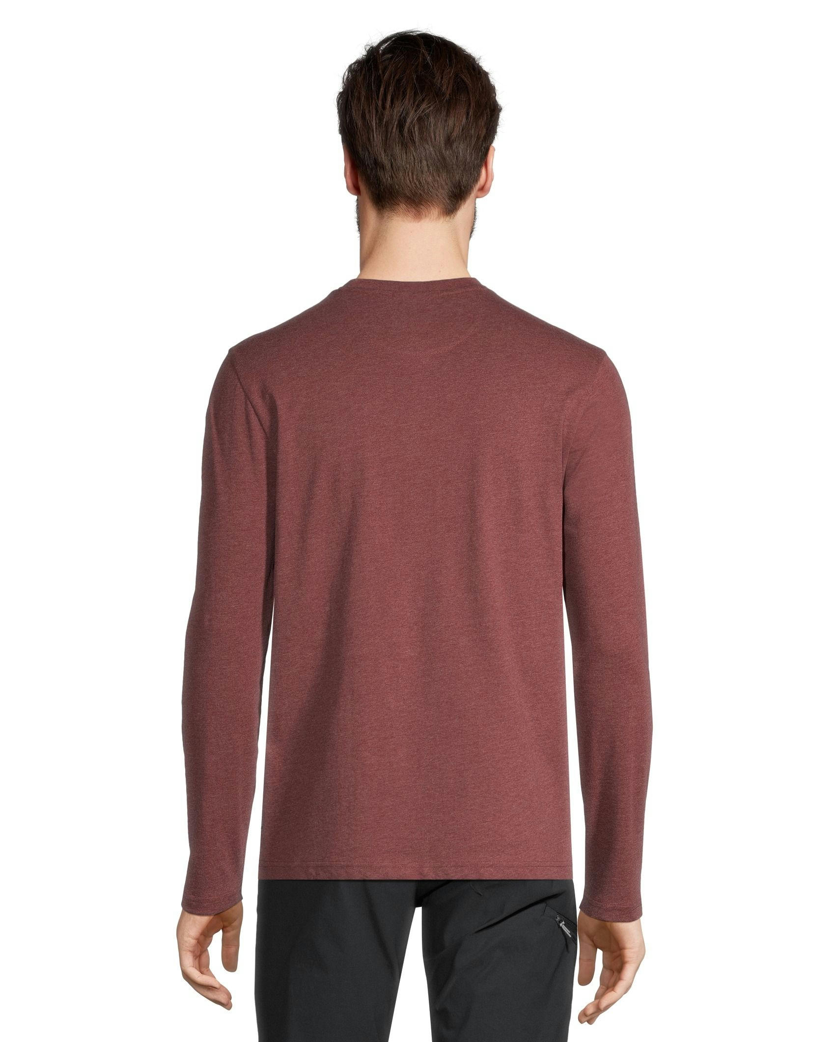 WindRiver Men's True North Graphic Long Sleeve Crew Neck T Shirt