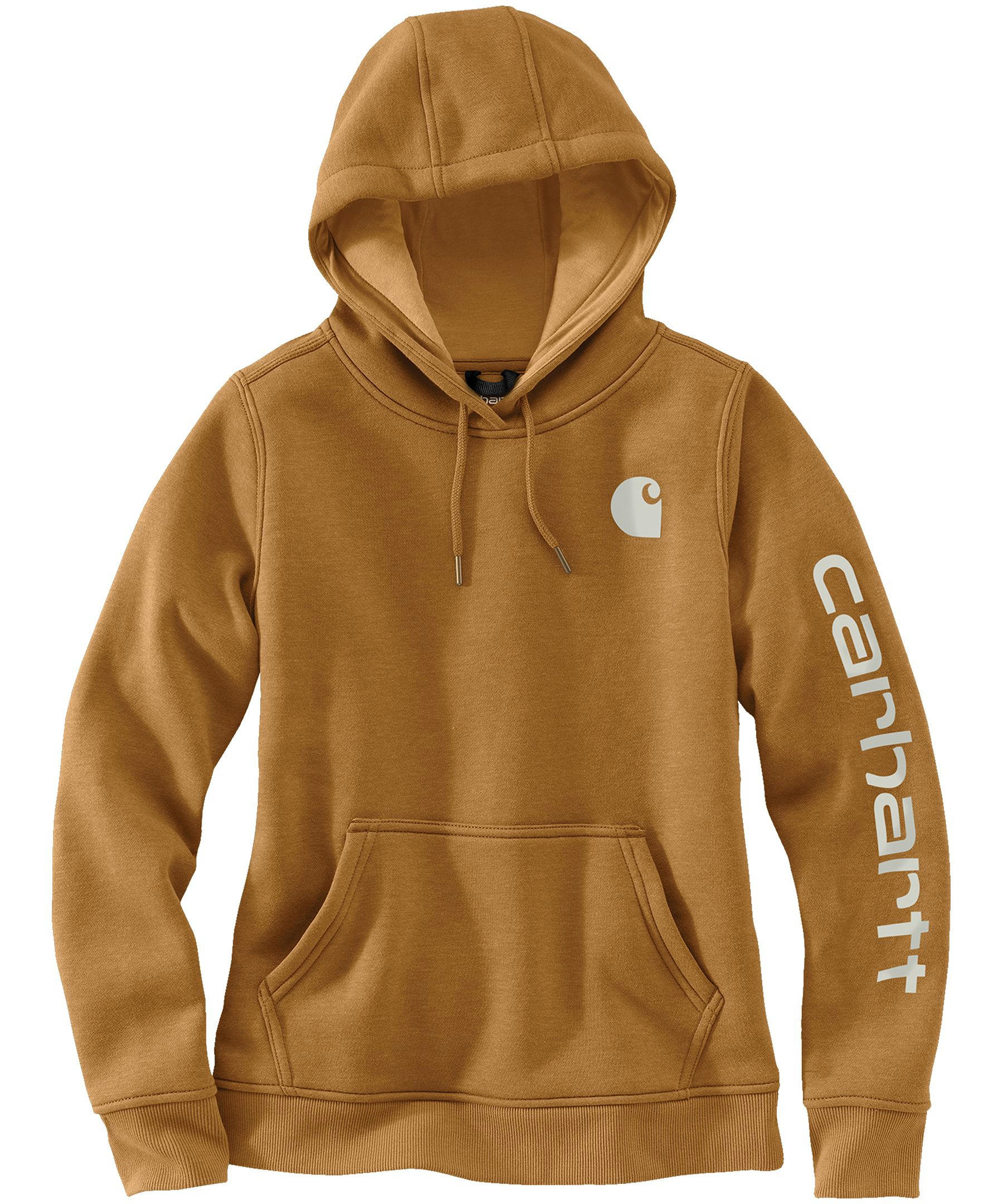 Carhartt Women's Relaxed Fit Sleeve Logo Graphic Hoodie