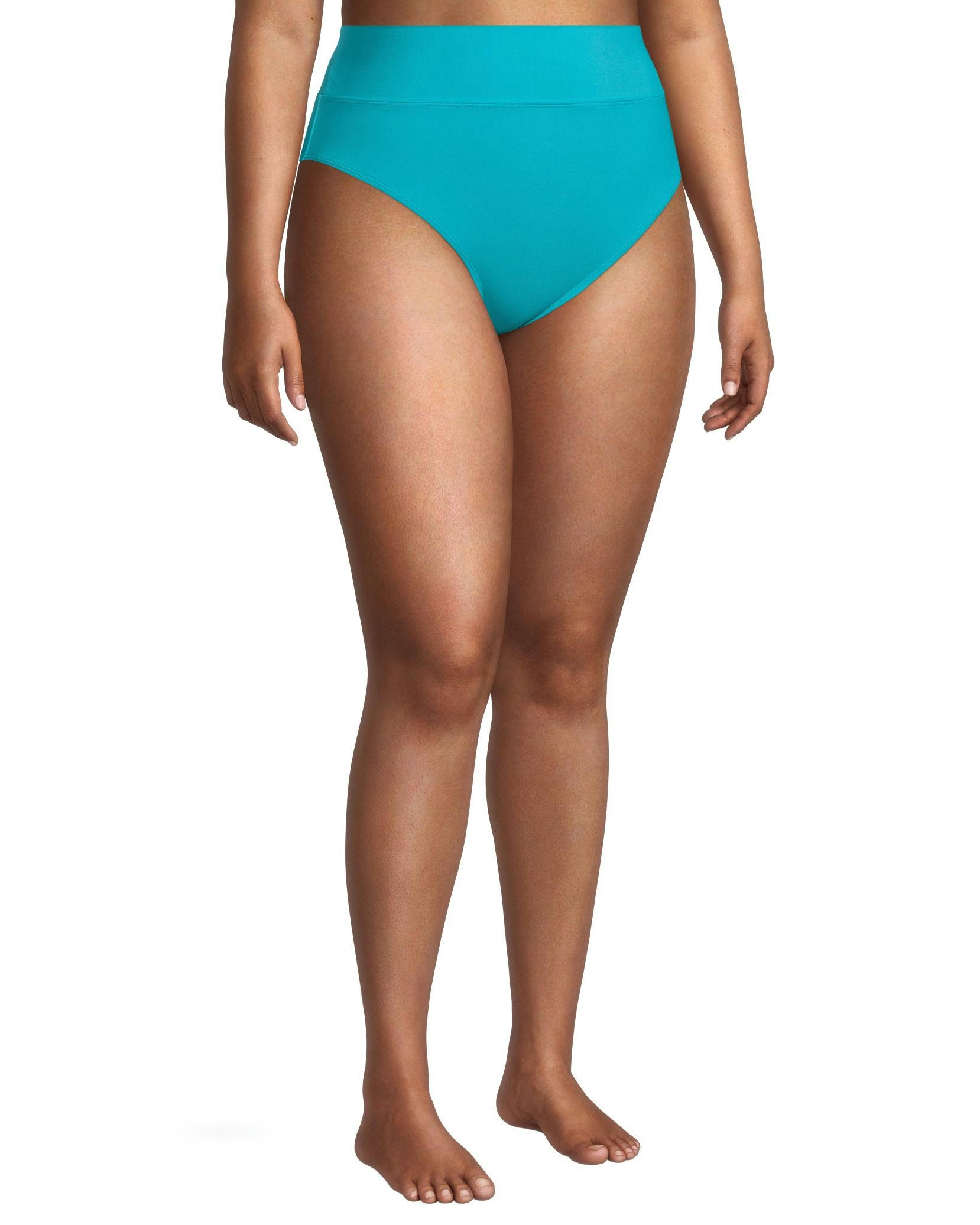 Women's High Waisted Retro Fit Bikini Swim Bottom