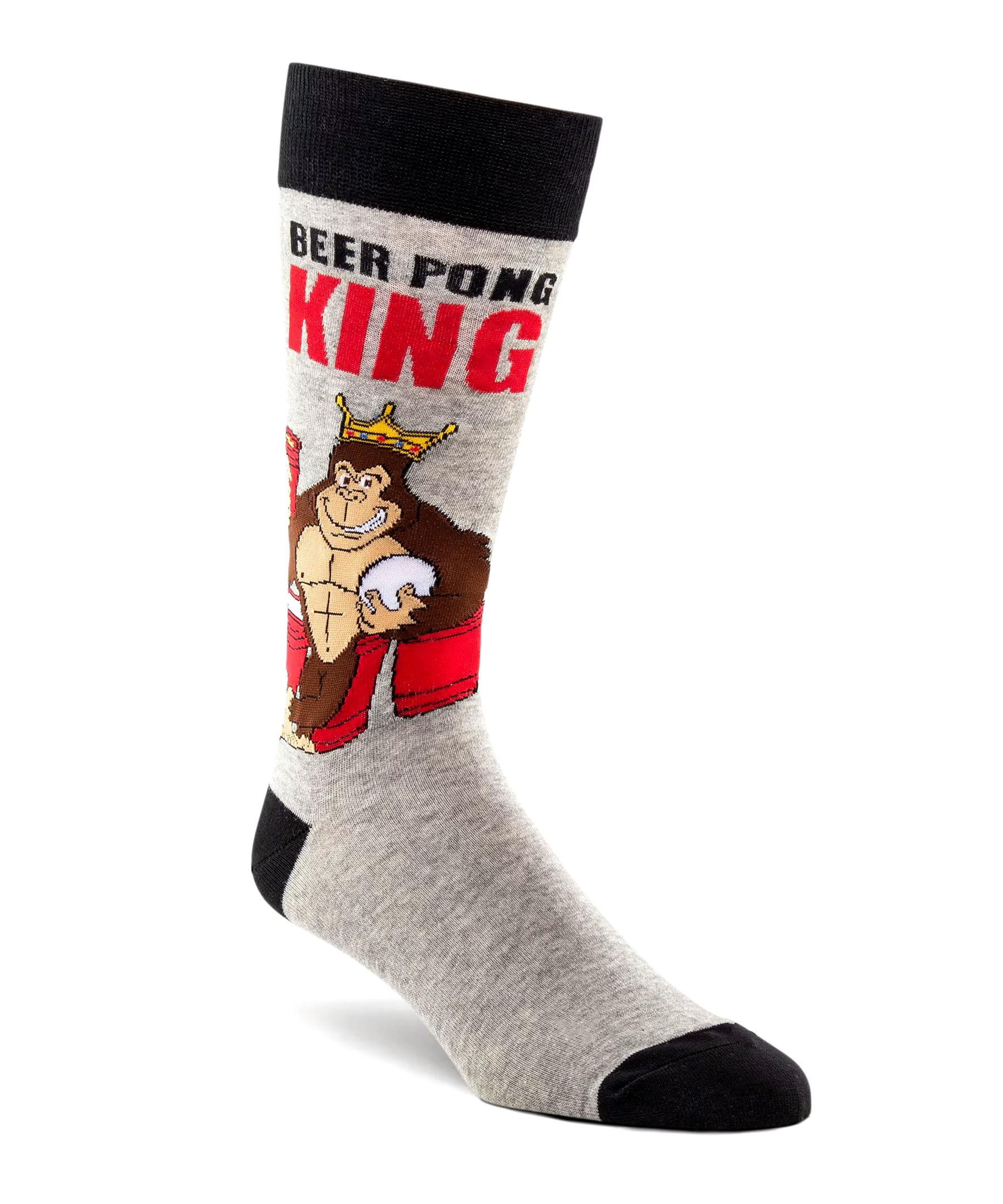 Denver Hayes Men's Novelty Pattern Freshtech Casual Crew Socks