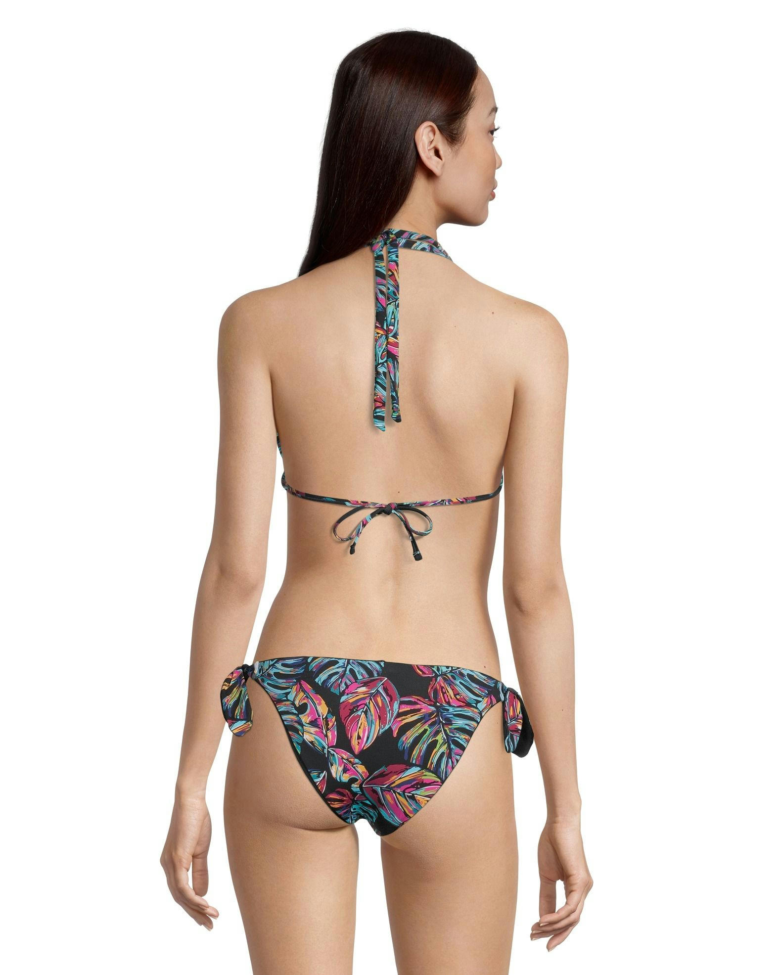 Women's Tie Front Triangle Bikini Swim Top