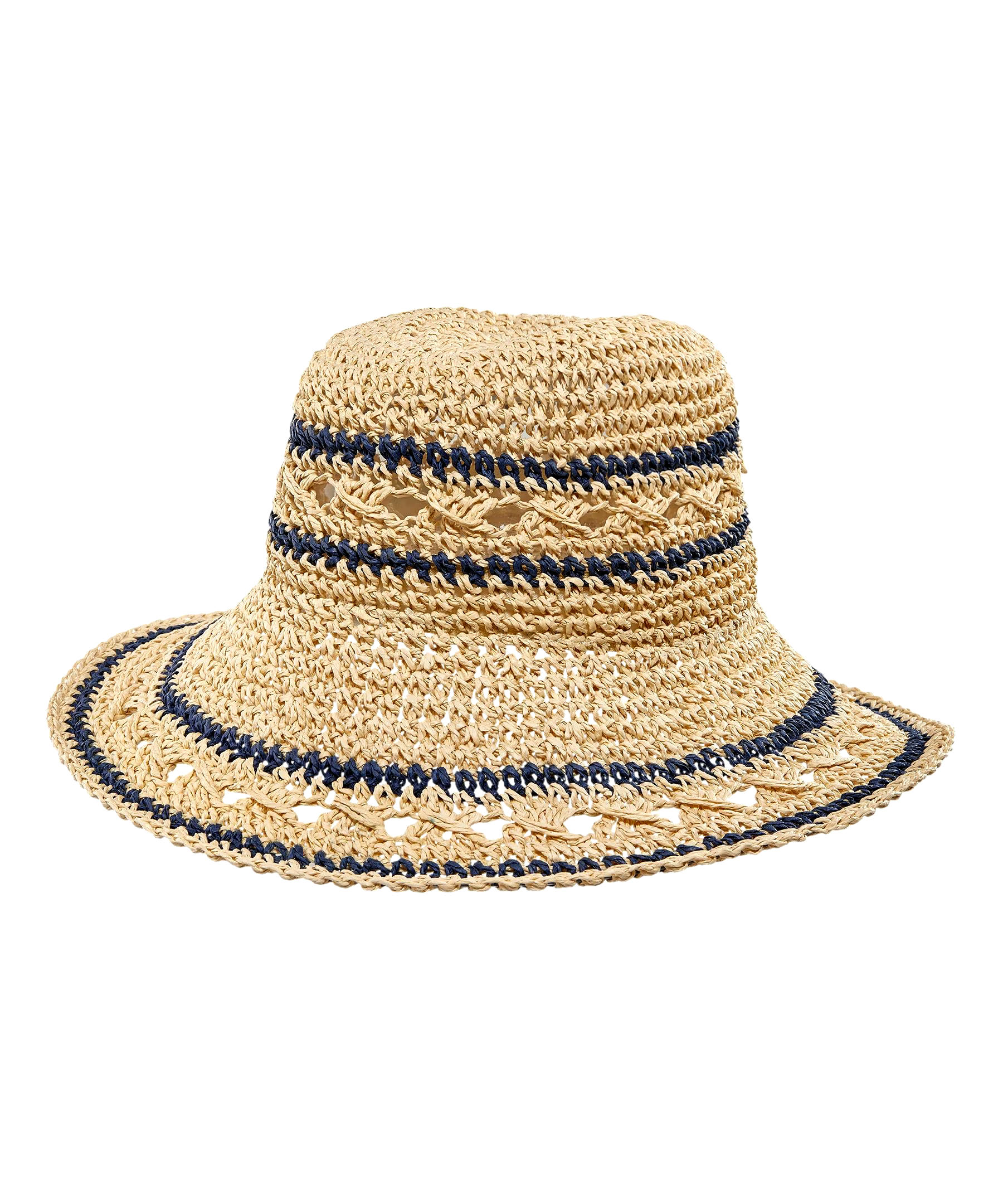 FarWest Women's Straw Crochet Hat