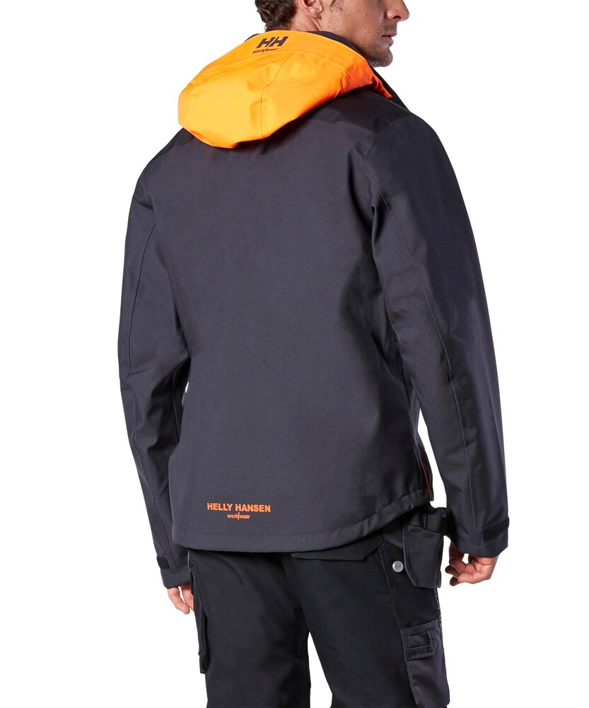 Helly Hansen Workwear Men's Chelsea Evolution Waterproof Shell Jacket - Ebony