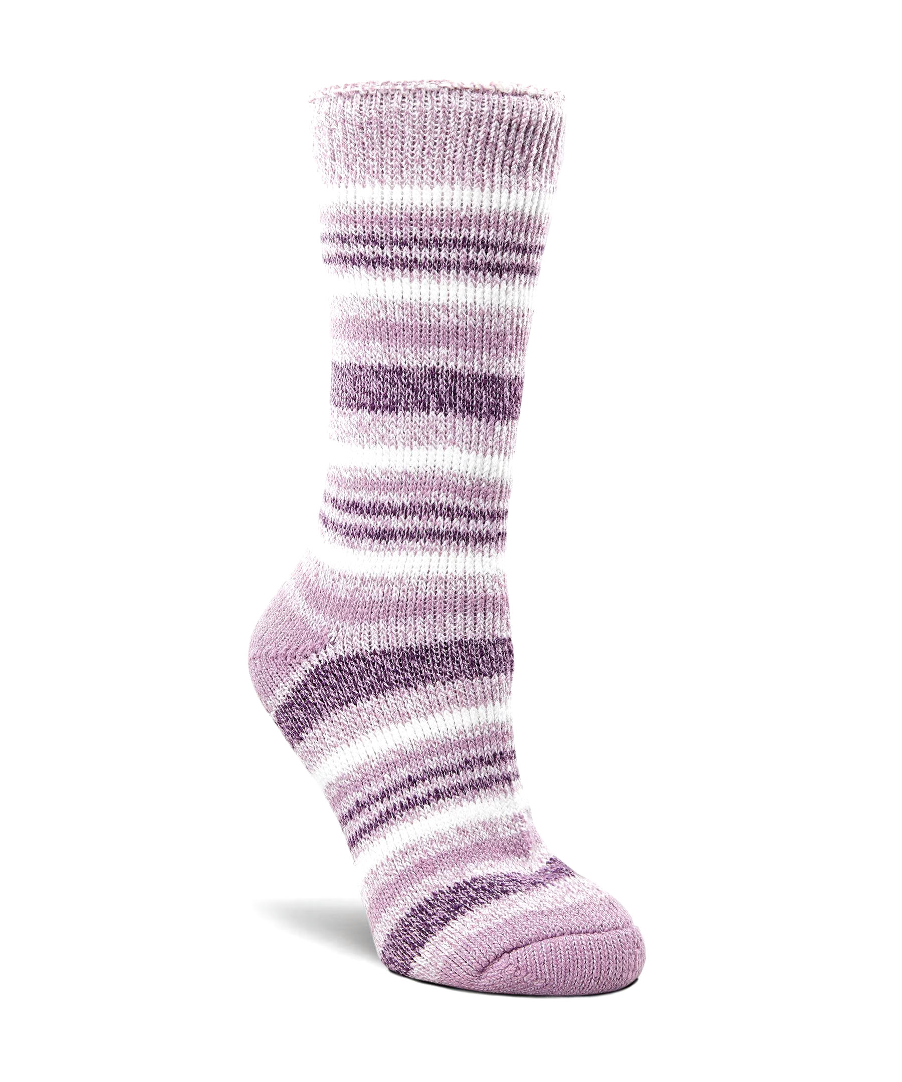 WindRiver Women's T-Max Heat Stripe Thermal Crew Socks