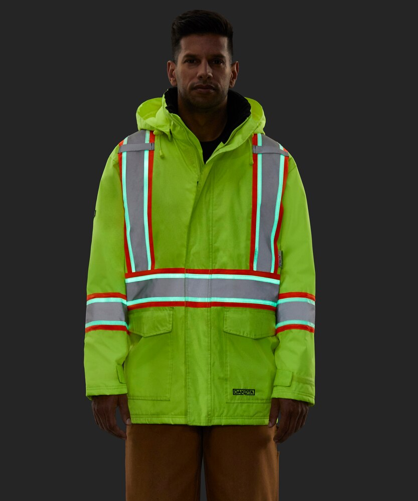 Dakota WorkPro Series Men's VizLite DT Class 2 T-Max Lined 150D Jacket