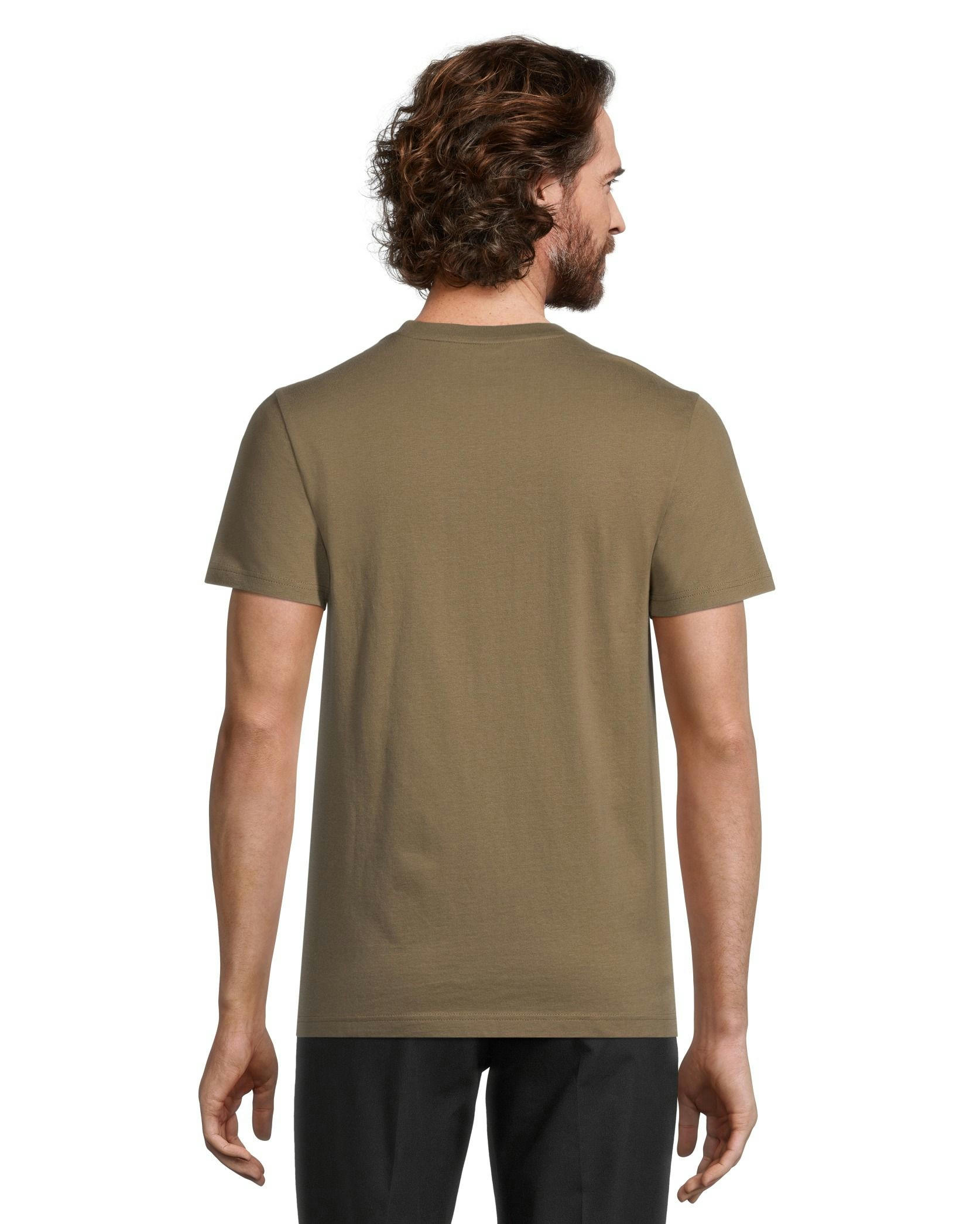 Men's Chest Logo Crewneck Ultrasoft Cotton Work T Shirt