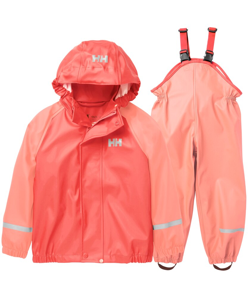 Helly Hansen Youth Unisex Bergen 2.0 Waterproof Rain Jacket and Overalls Set
