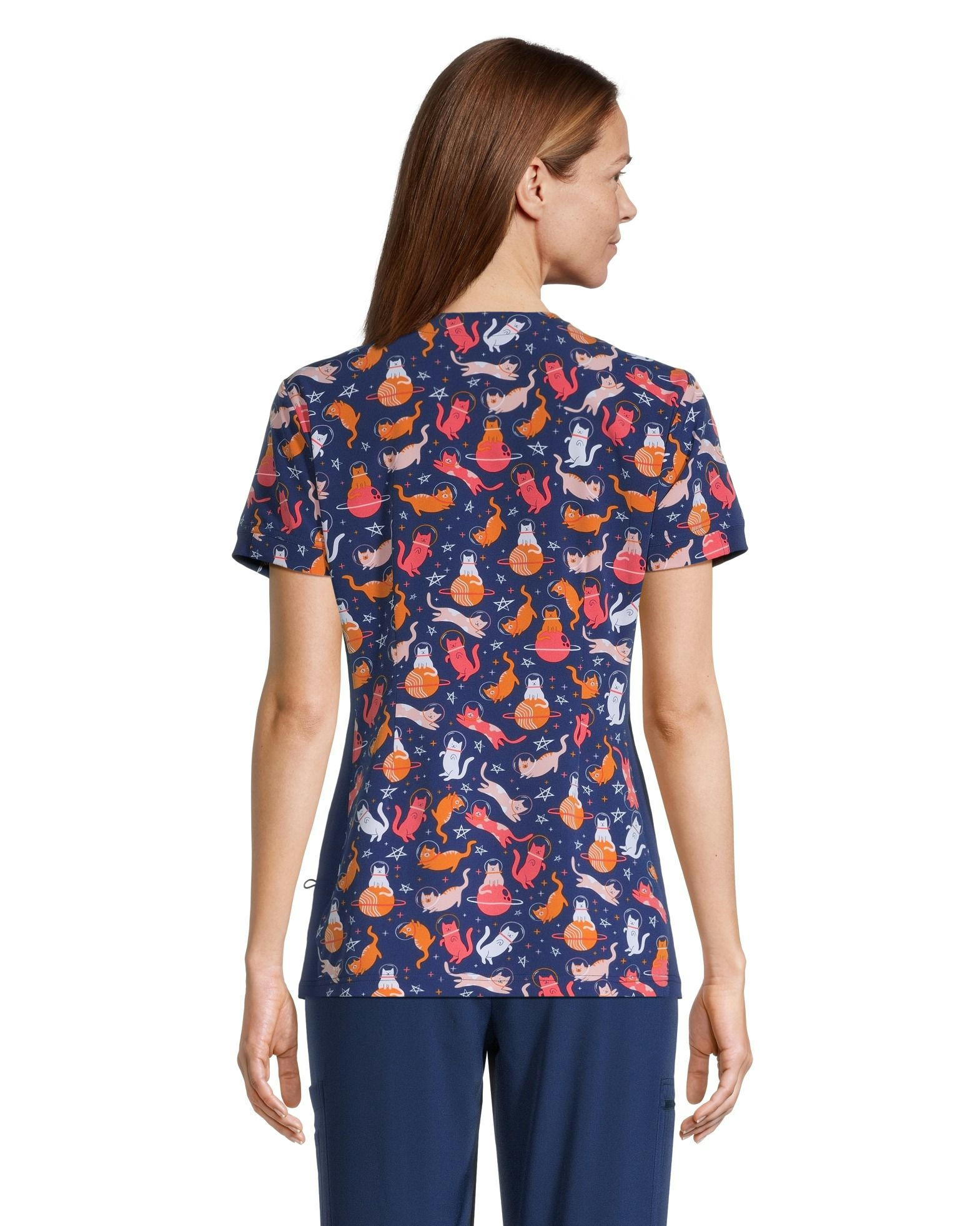 Scrubletics Women's 2-Pocket Scrub Top