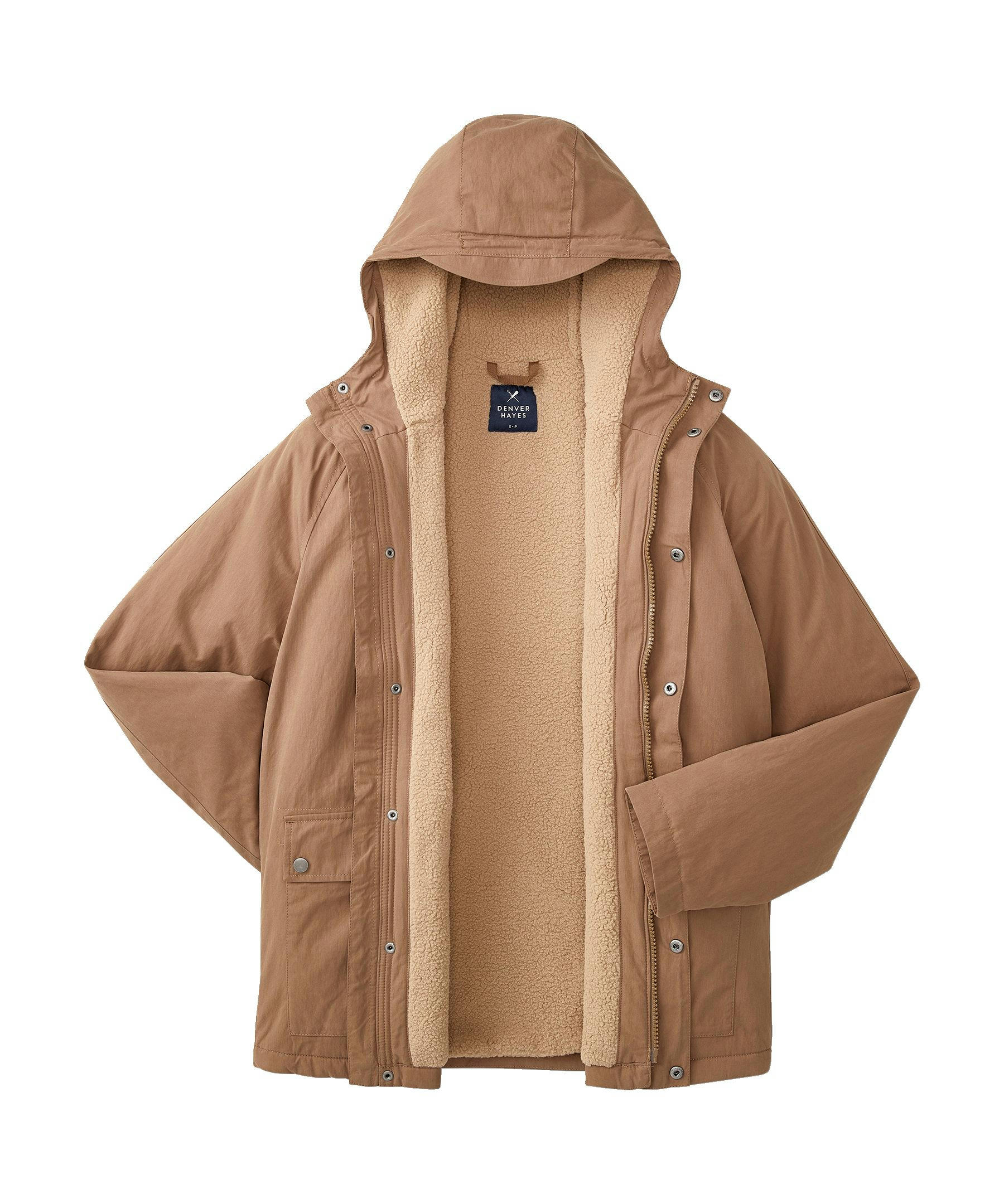 Denver Hayes Men's Mid Length Sherpa Lined Jacket