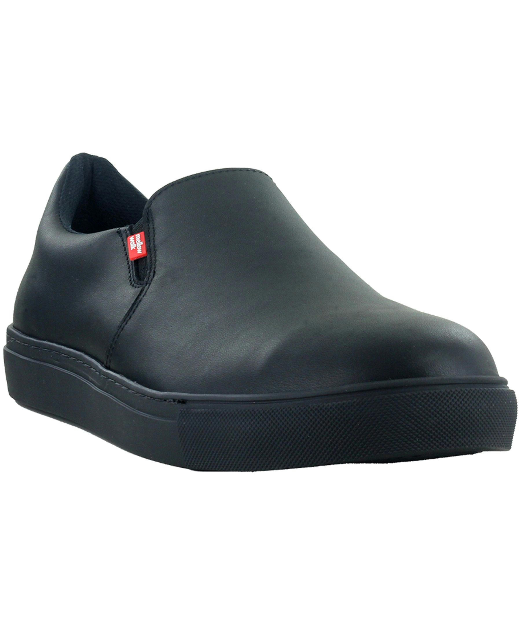 Mellow Walk Men's Owen Steel Toe Composite Plate Leather Athletic Safety Shoes