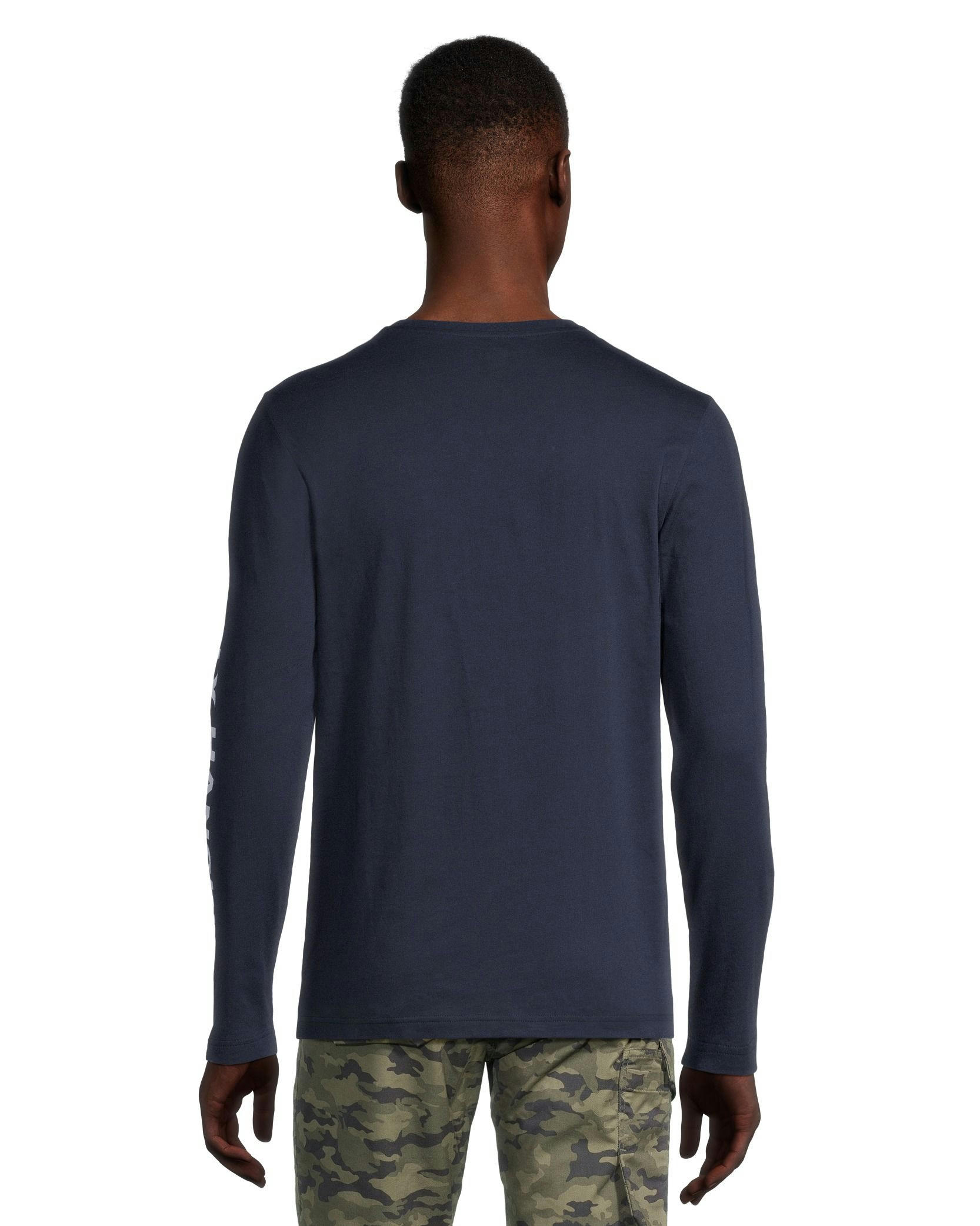 Helly Hansen Workwear Men's Sleeve Logo Cotton Long Sleeve T Shirt