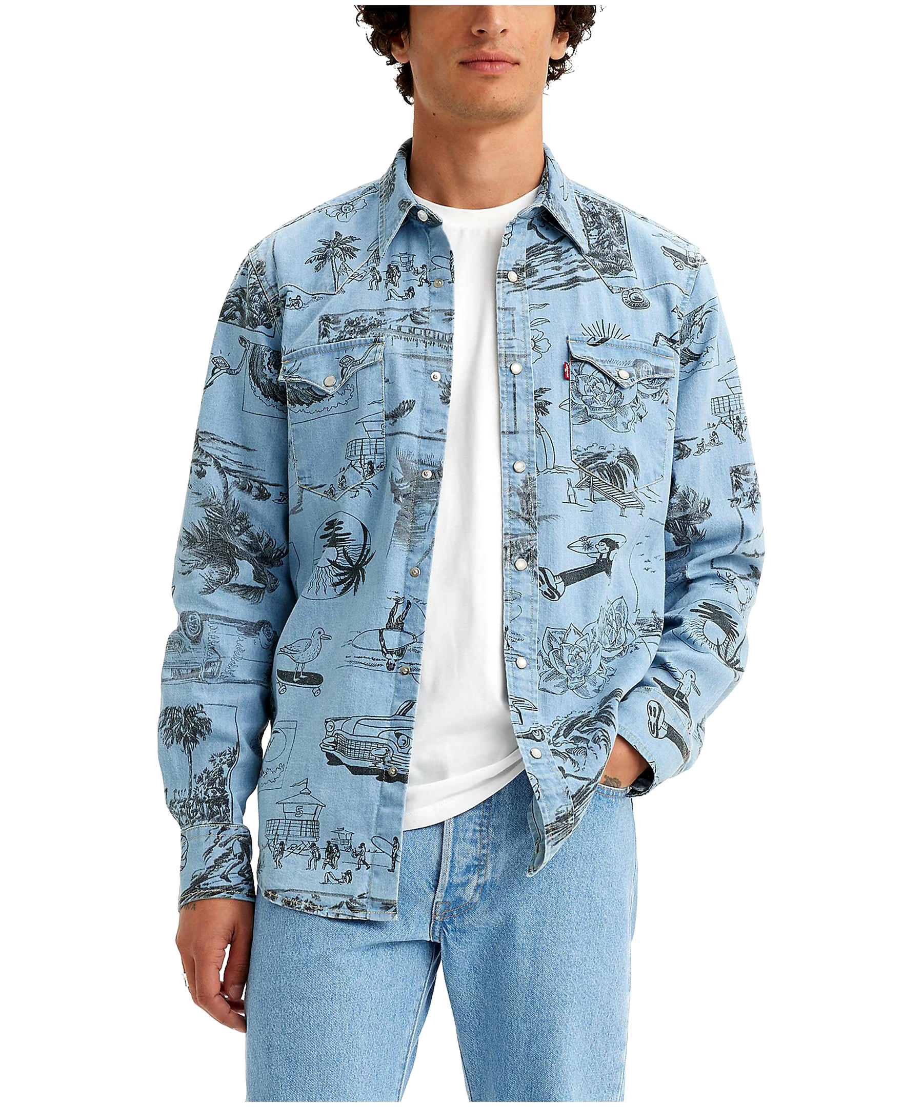 Levi's Men's Classic Western Button Down Standard Shirt