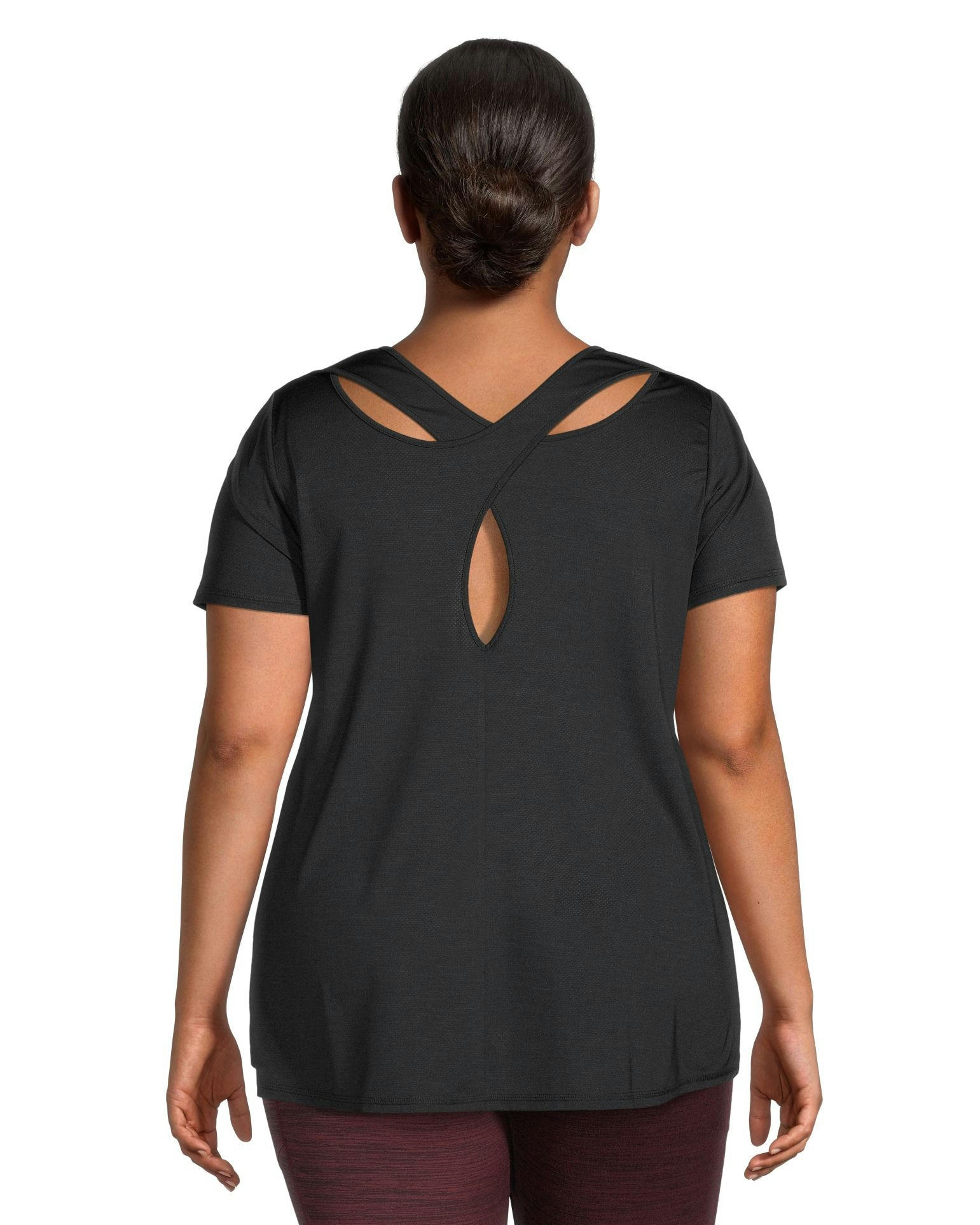 Women's Relaxed Fit Cross Back T Shirt