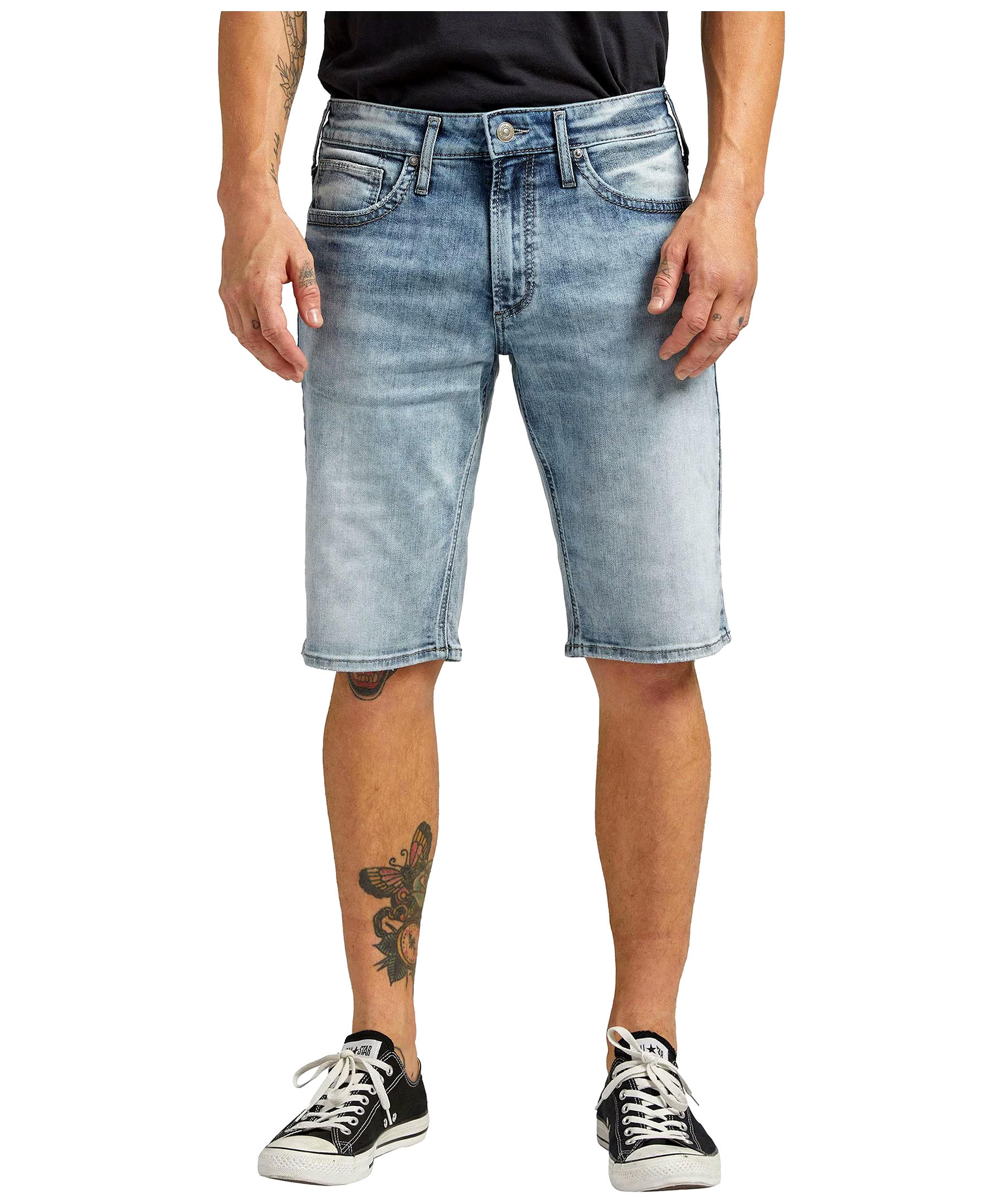 Silver Men's Grayson Mid Rise Classic Fit Shorts