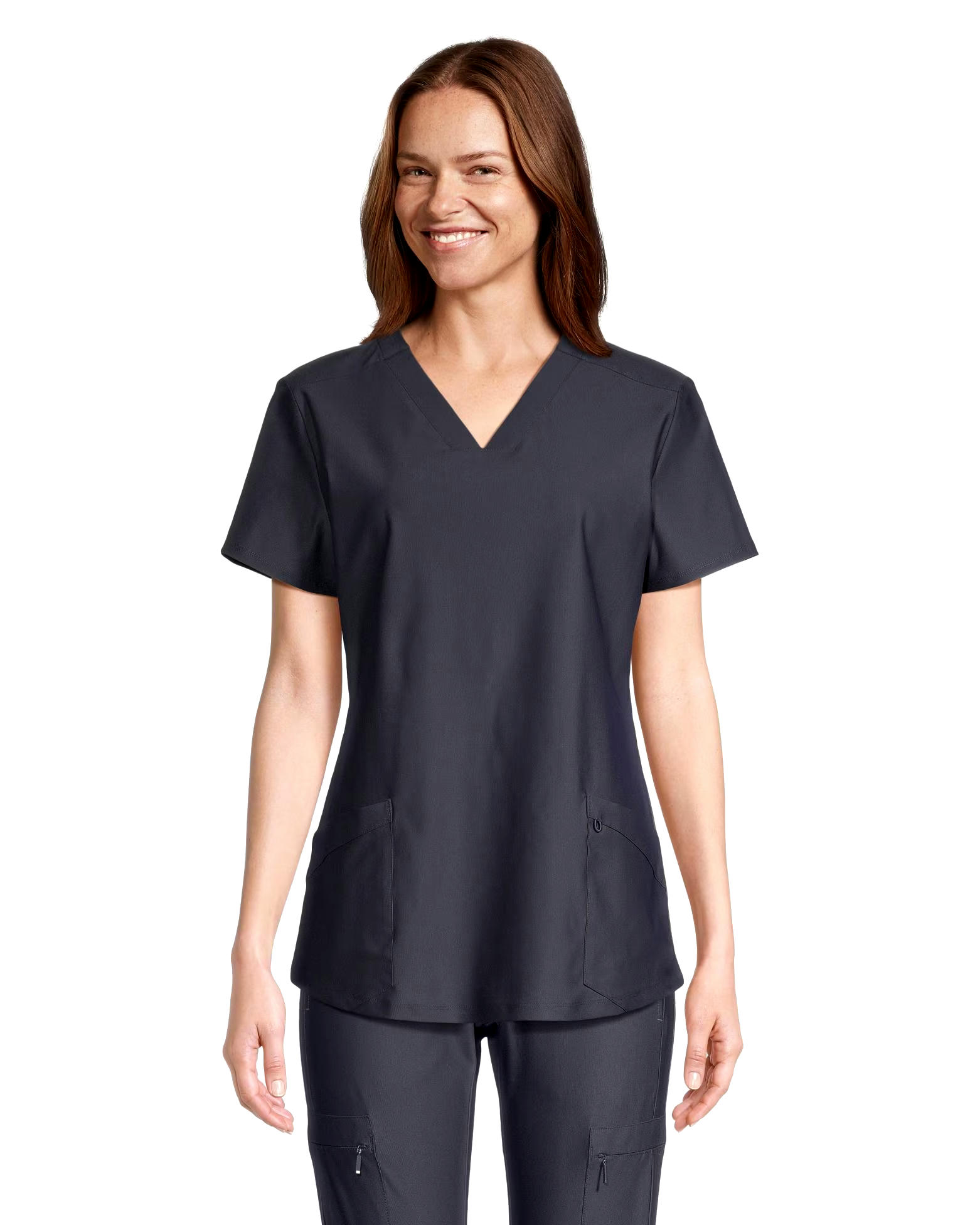 Health Pro Women's Stretch Scrub Top