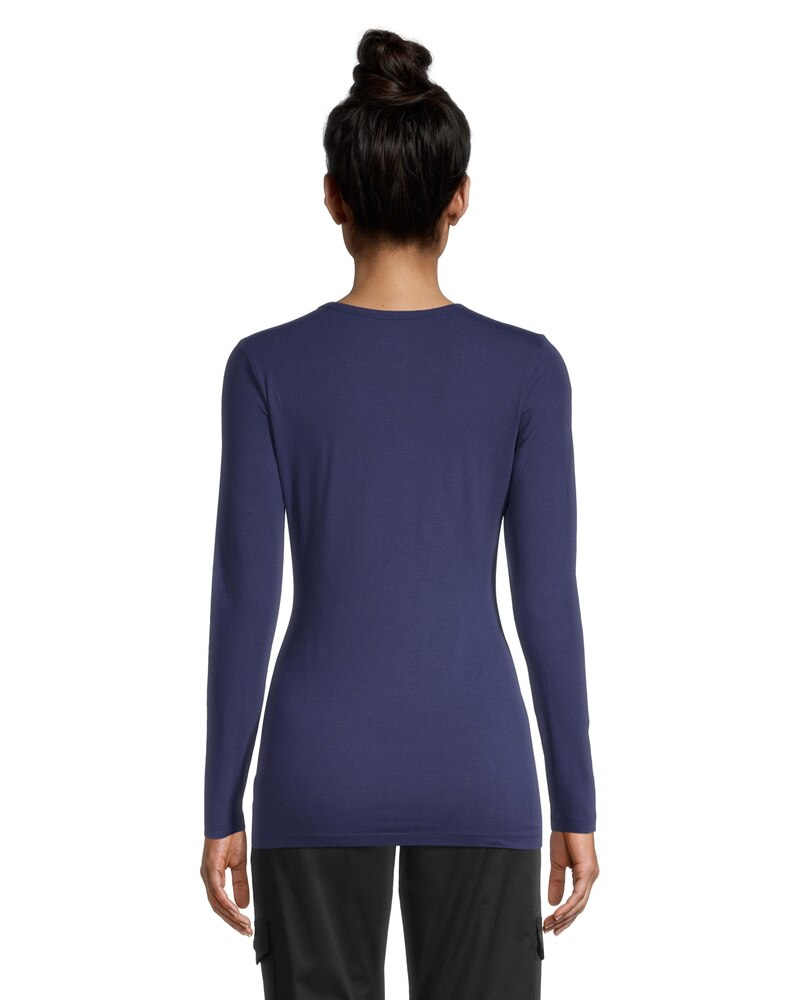 HEALTH PRO Women's Crewneck Long Sleeve Underscrub Shirt