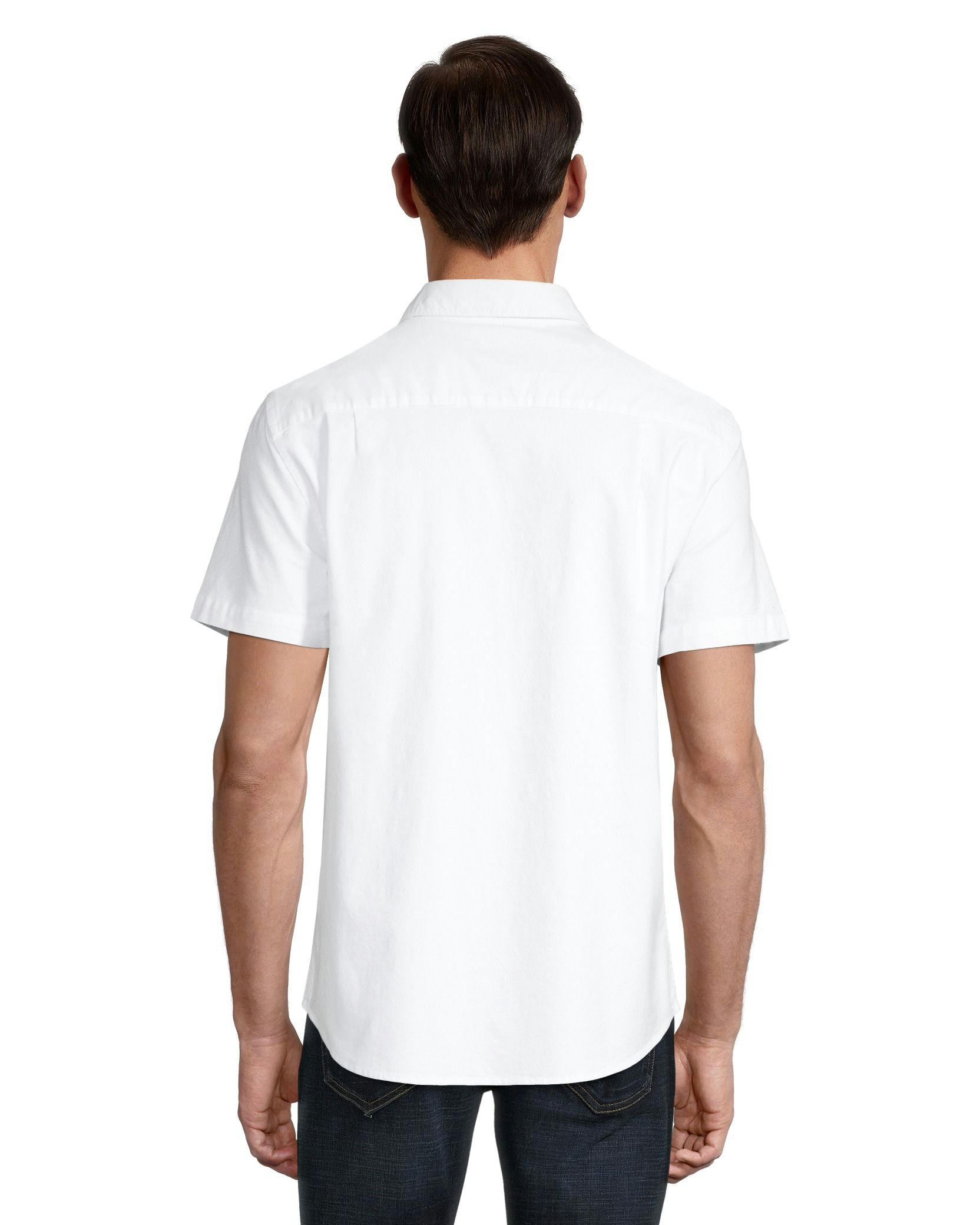 Denver Hayes Men's Oxford Modern Fit Casual Shirt