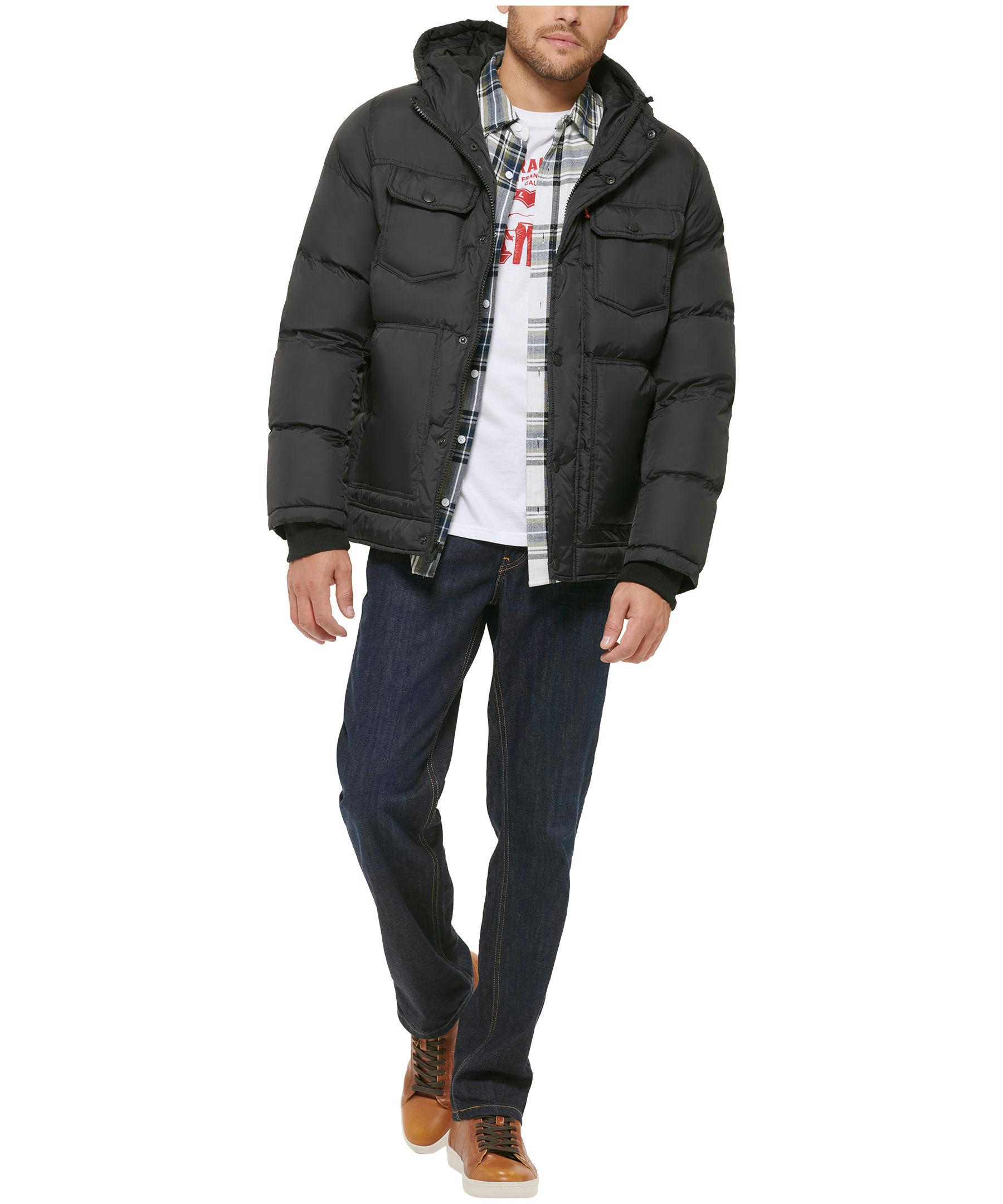 Levi's Men's Arctic Cloth Puffer Parka