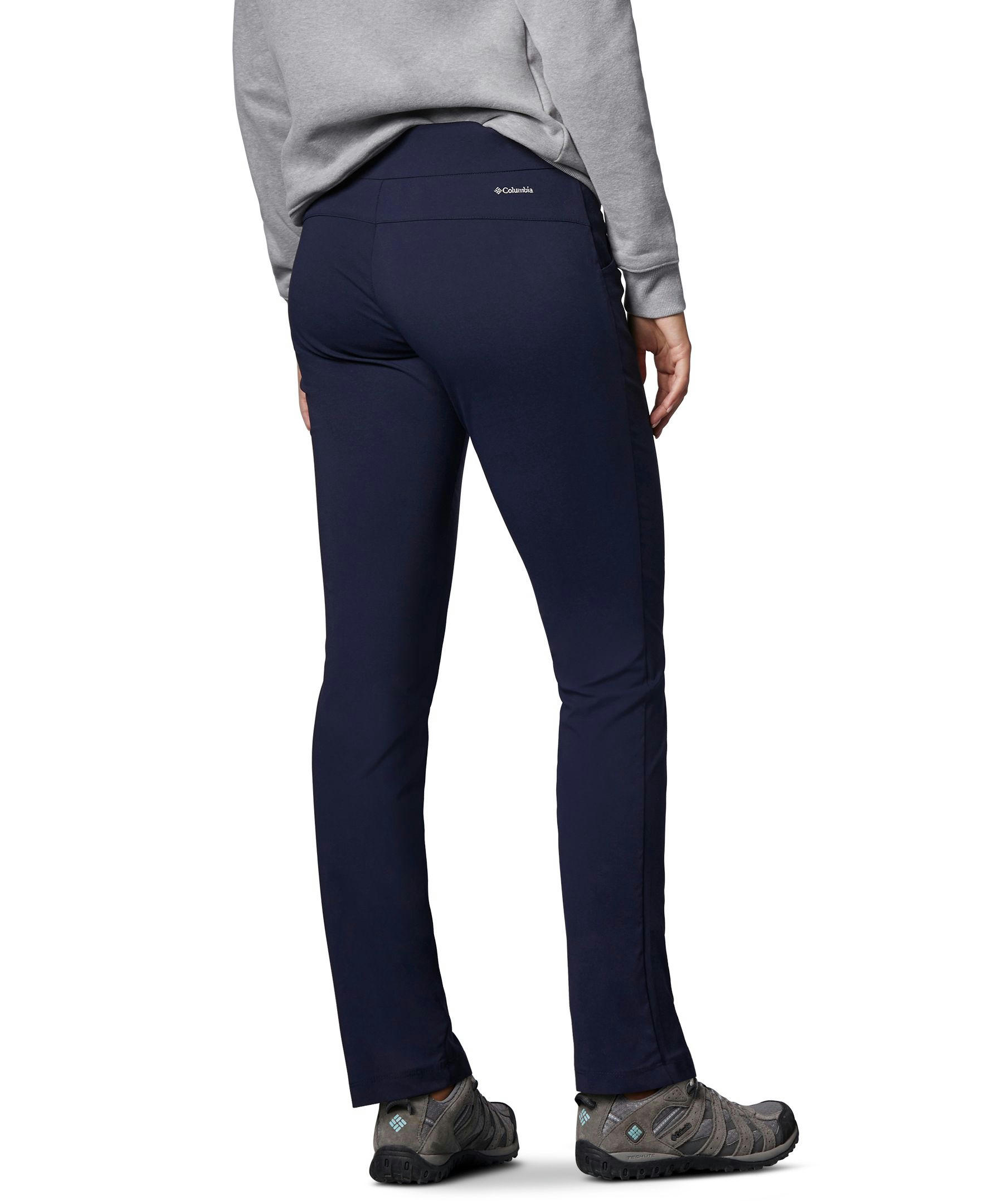 Columbia Women's Anytime Casual Pull On Pants, Hiking, Casual, Slim Fit, Mid Rise, Stretch