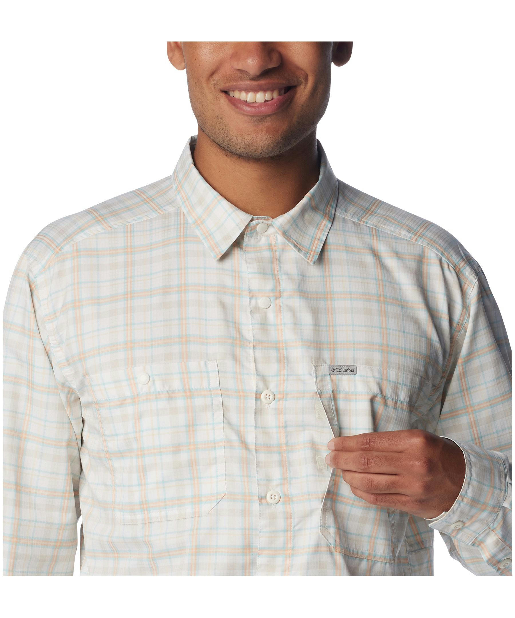 Columbia Men's Silver Ridge Omni-Shade™ Long Sleeve Plaid Shirt
