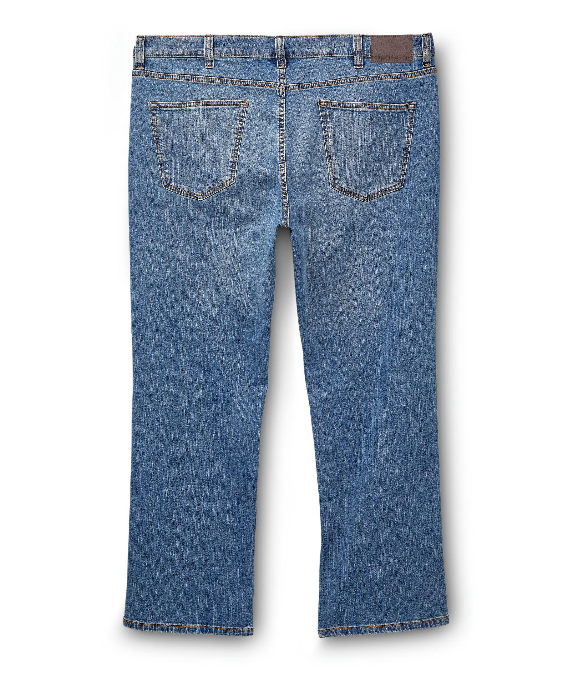 Denver Hayes Men's Value Stretch Straight Fit Jeans - Light Wash