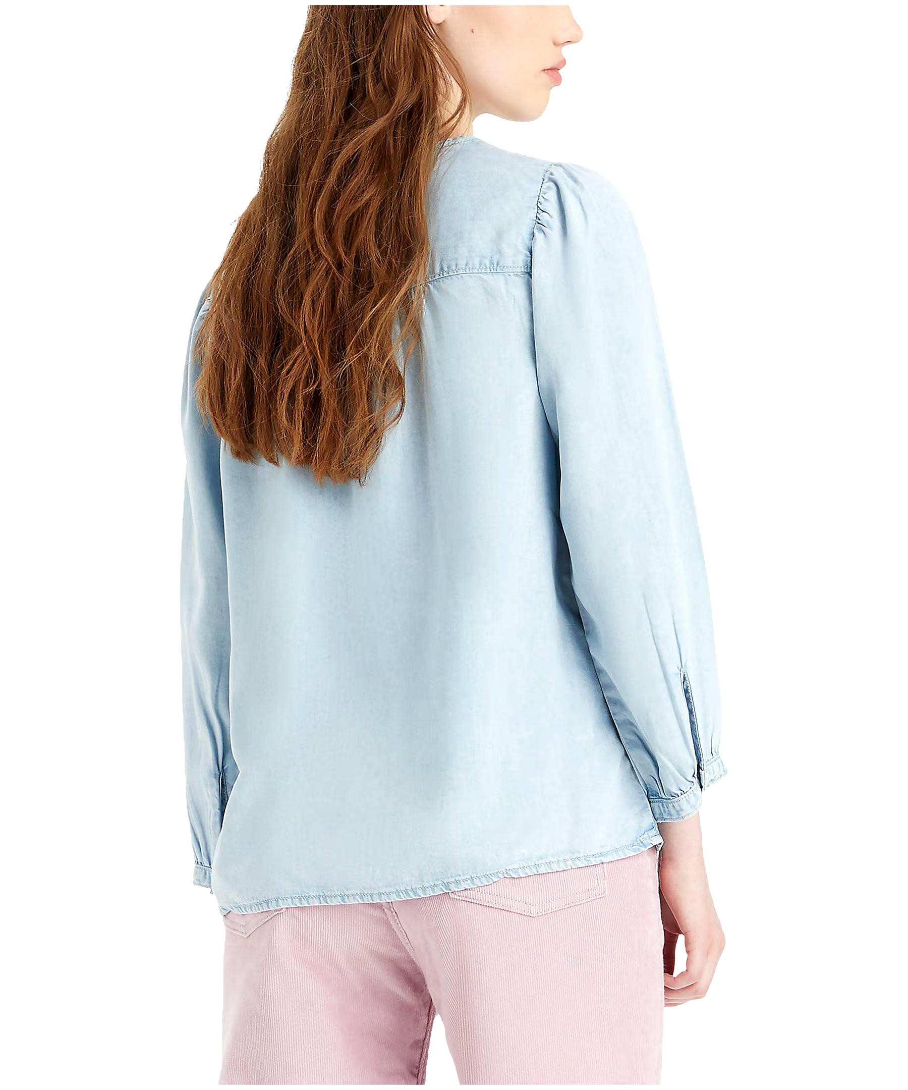 Levi's Women's Halsey Relaxed Fit 3/4 Length Sleeve Blouse