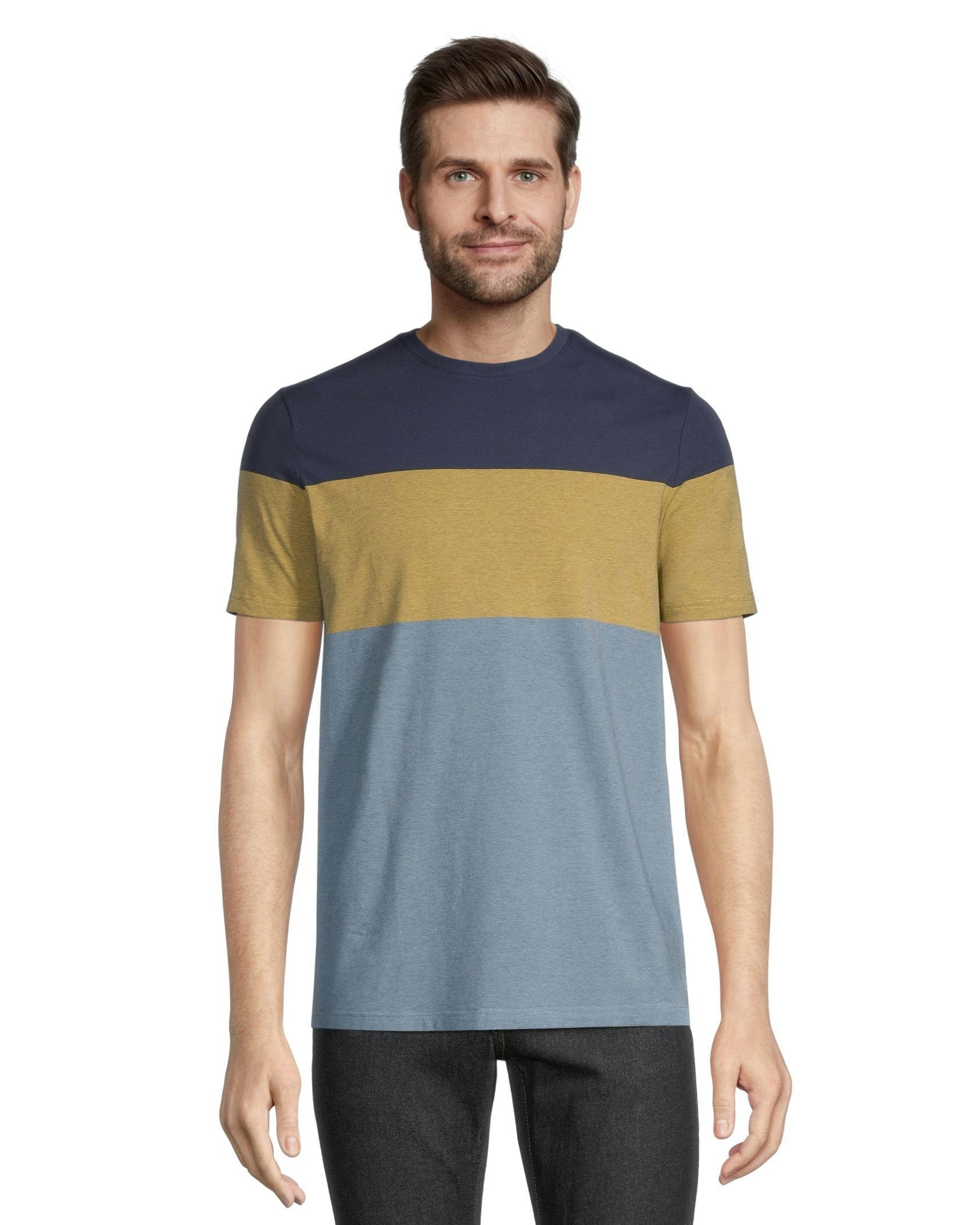 Denver Hayes Men's Stretch Modern Fit Crewneck T Shirt