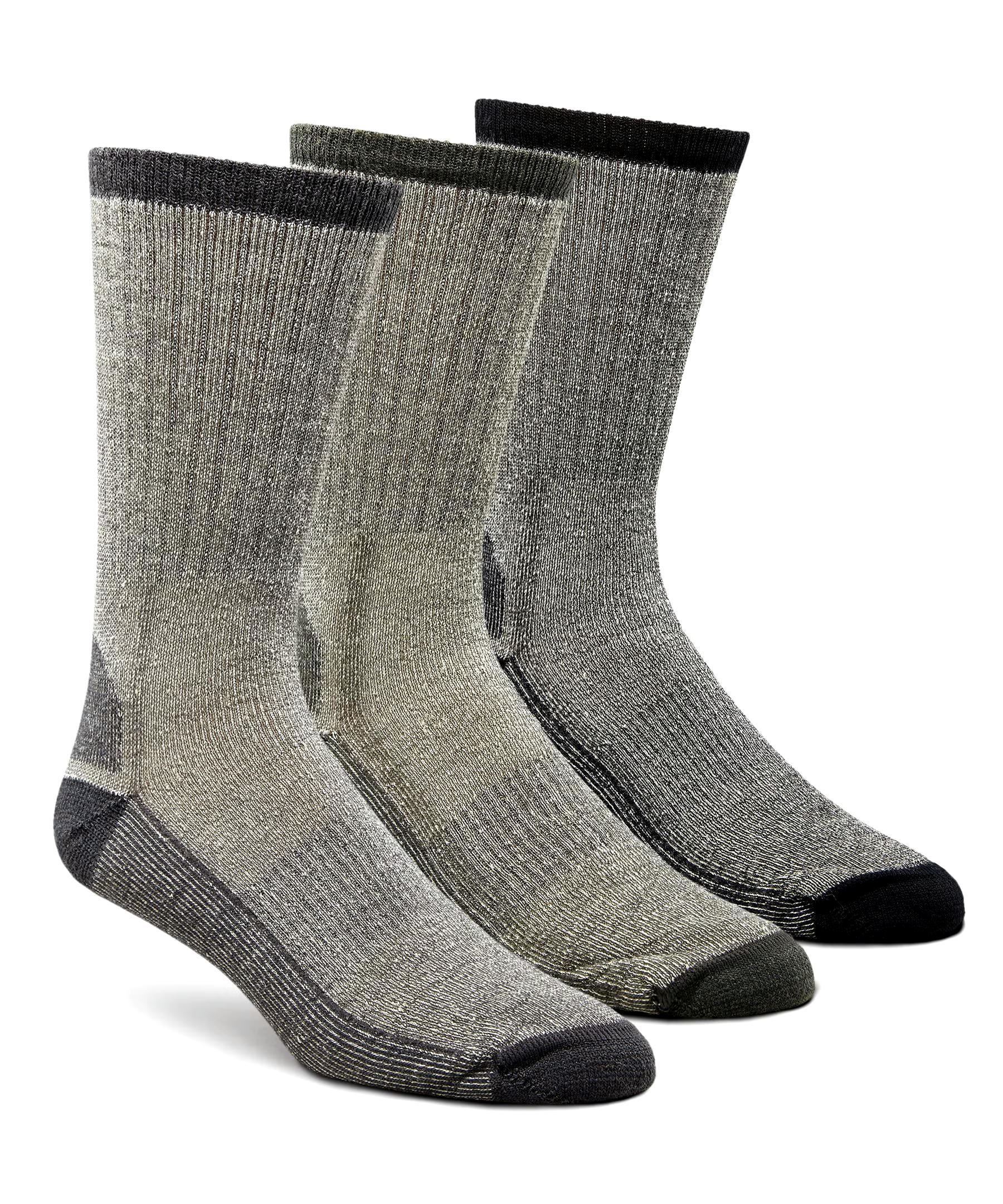 WindRiver Men's 3-Pack Thermal Boot Socks