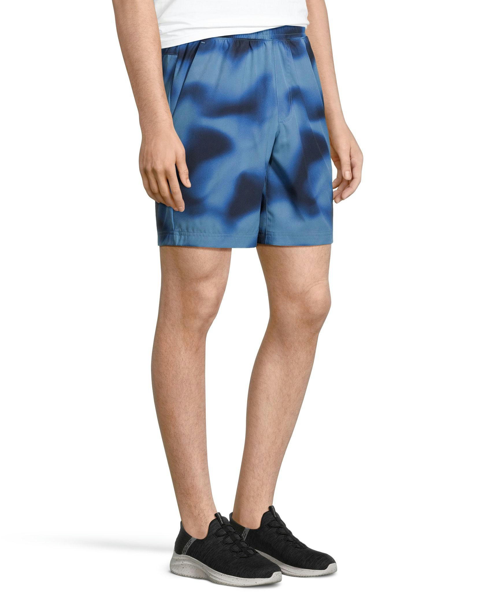 Matrix Men's Woven Shorts with Concealed Side Pocket Zippers