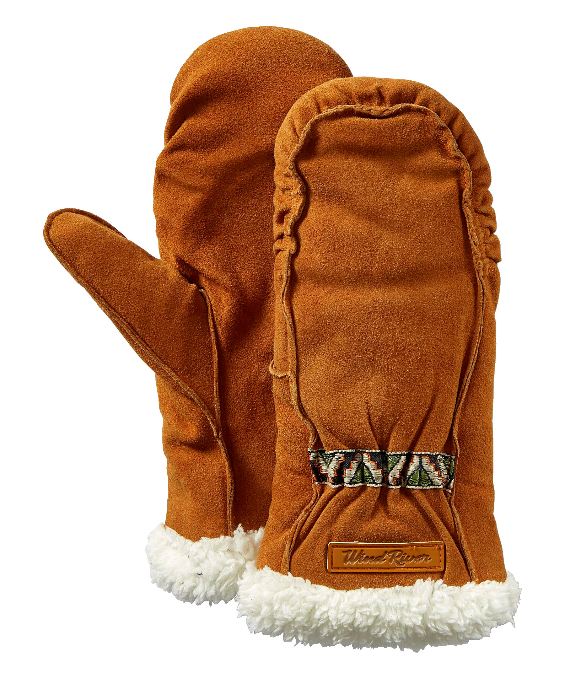 WindRiver Women's T-MAX Millie Deer Suede Fleece Lined Mitts
