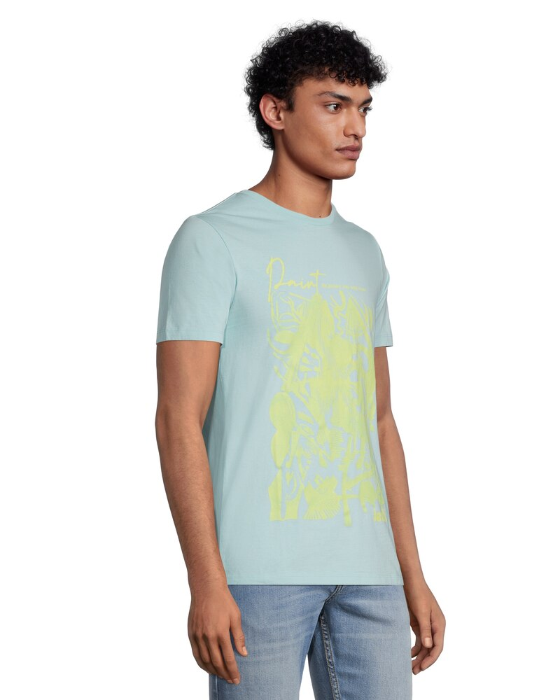 Levi's Men's Paint Pastel Graphic Crewneck Cotton T Shirt