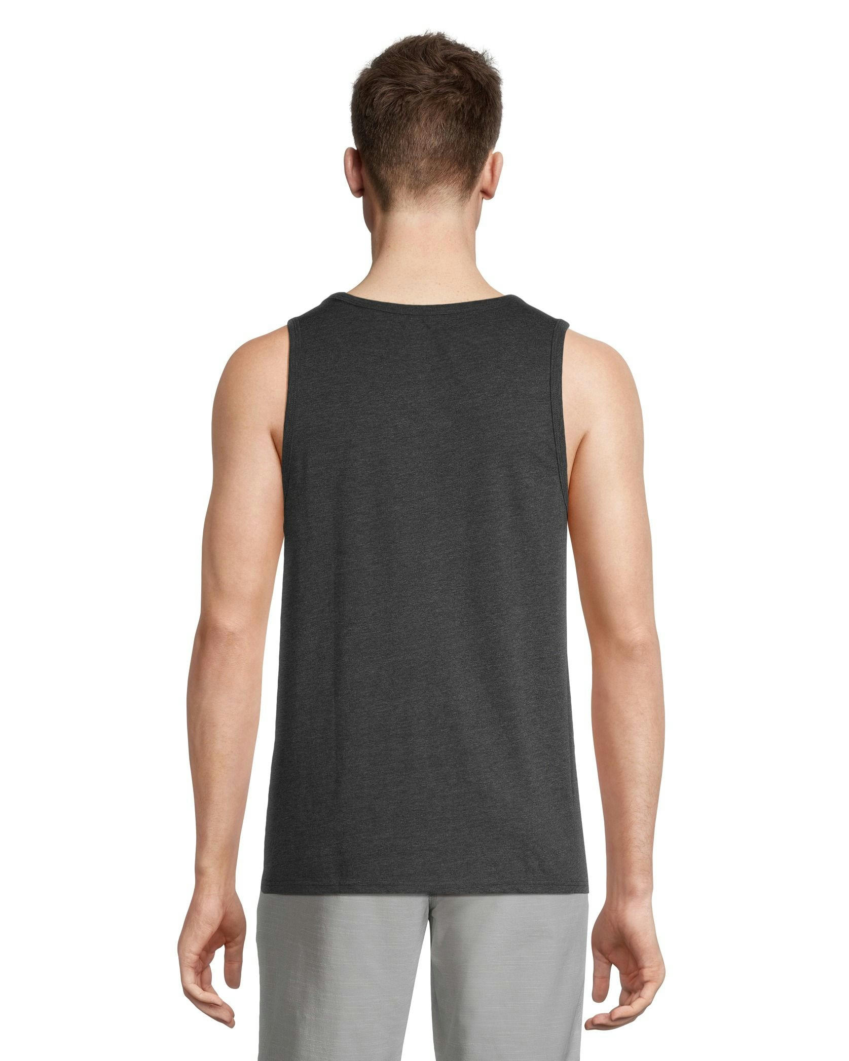 FarWest Men's Striped Basic Tank Top