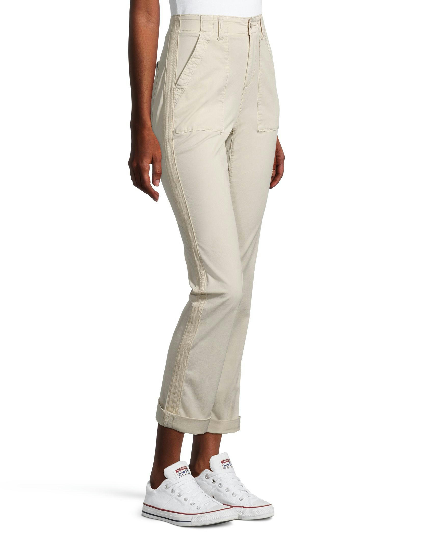 Denver Hayes Women's Garment Wash High Rise Pants