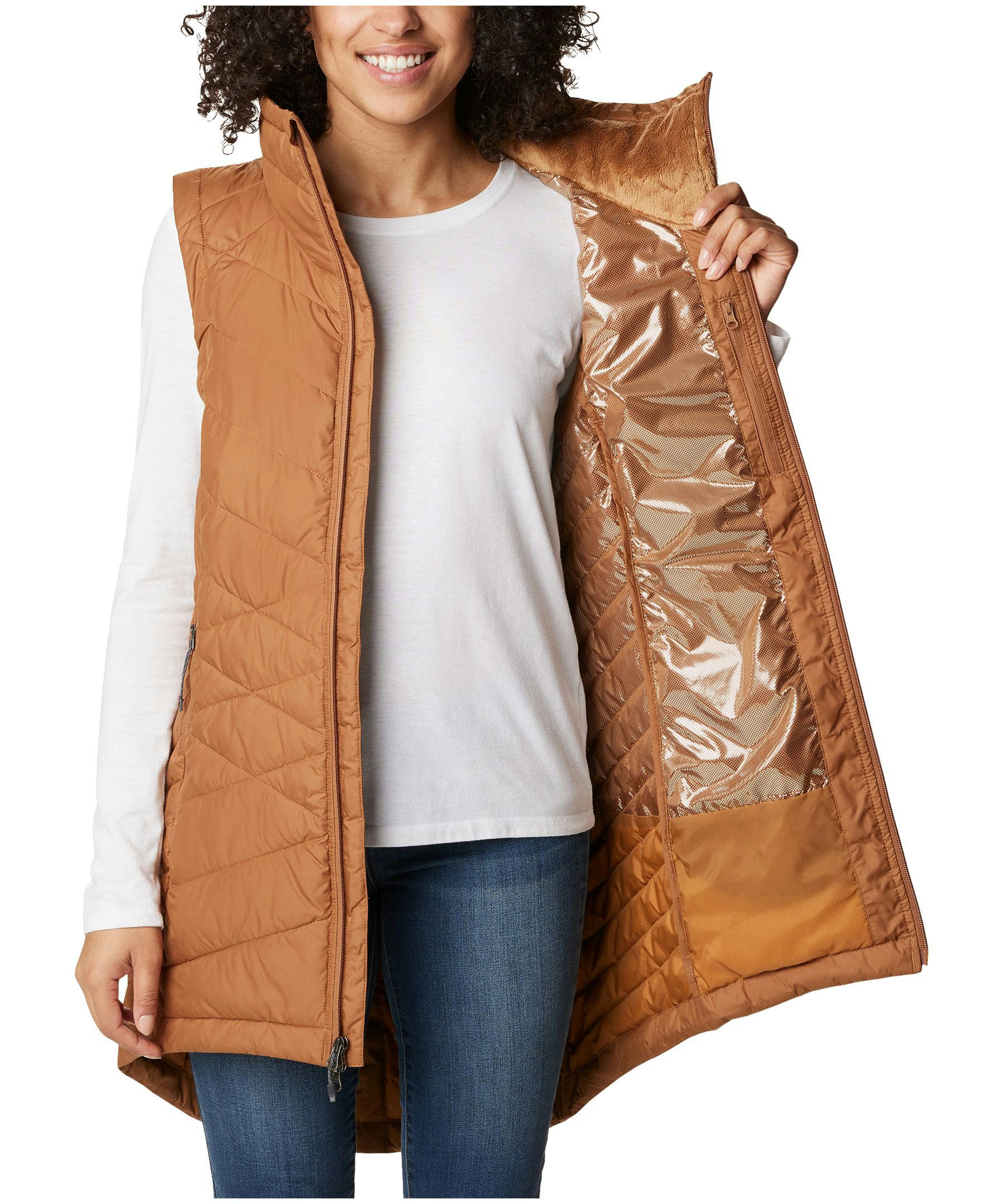 Columbia Women's Heavenly Vest, Insulated, Semi-Fitted, Winter, Long