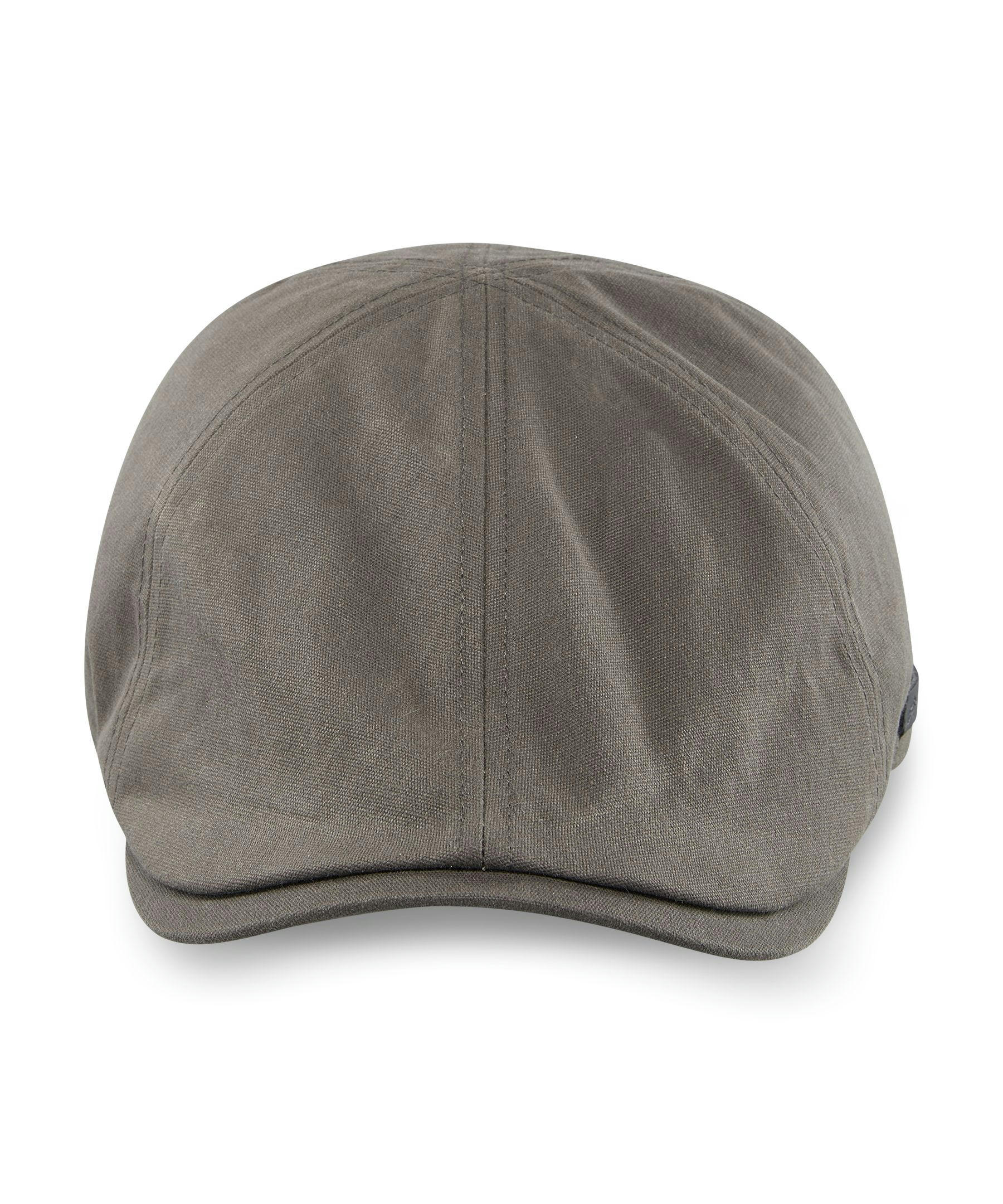 WindRiver Men's Waxed Canvas Flat Cap
