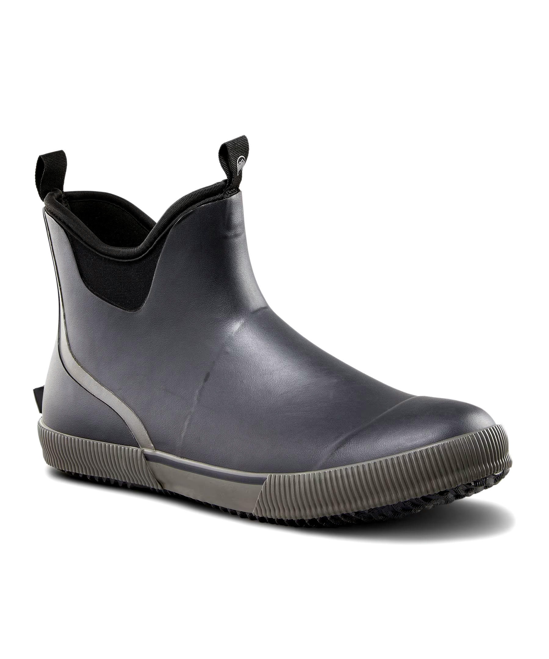 WindRiver Men's Wayfarer Waterproof Rubber Duck Boots Wide - Black