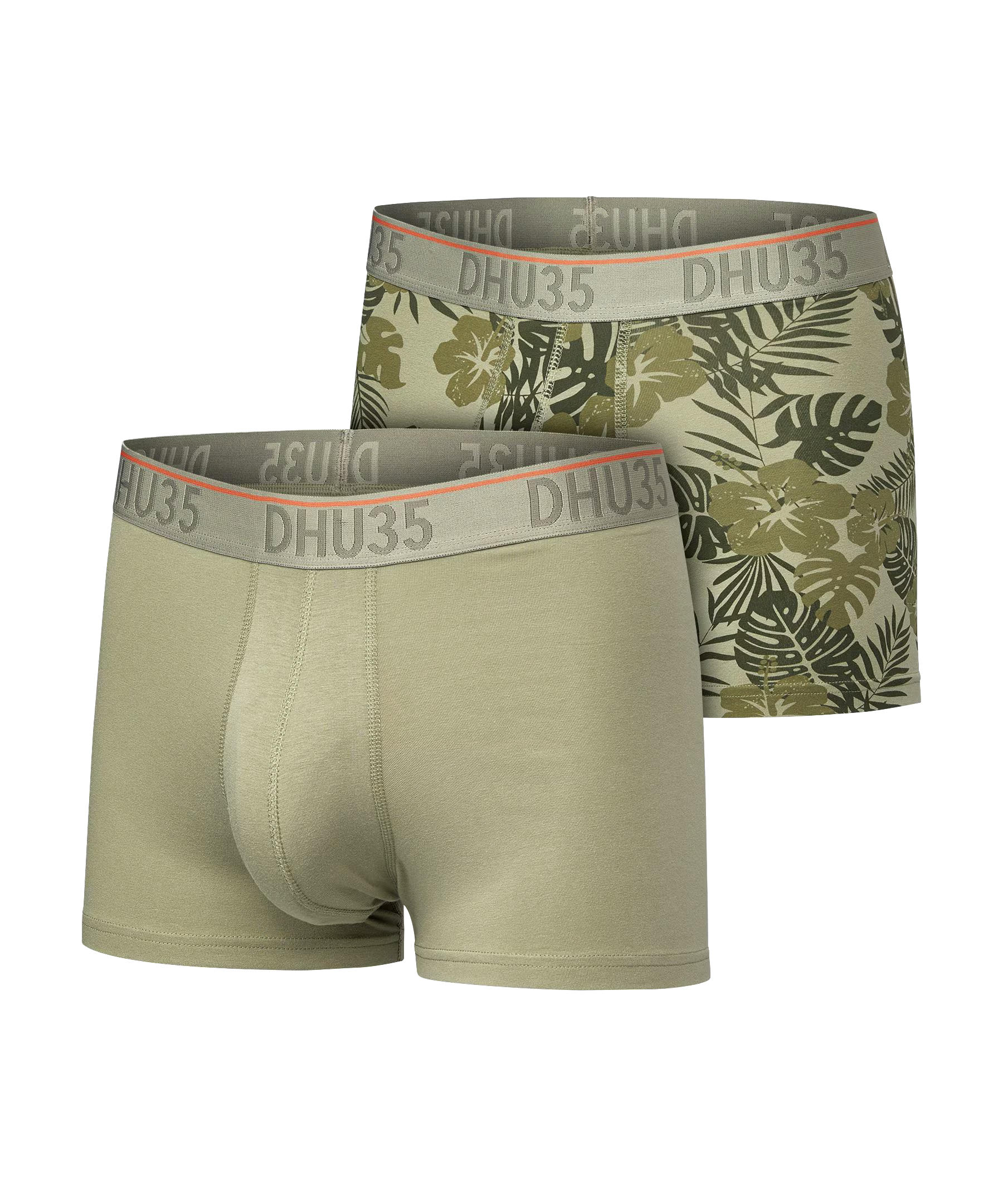 Denver Hayes Men's 2 Pack Stretch Side x Side Trunk Briefs Underwear