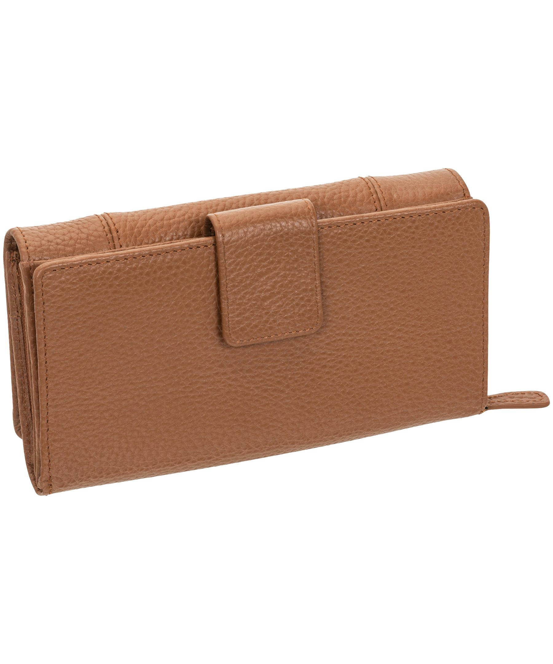 Mancini Leather Goods Women's Pebelled RFID Secure Medium Clutch Wallet