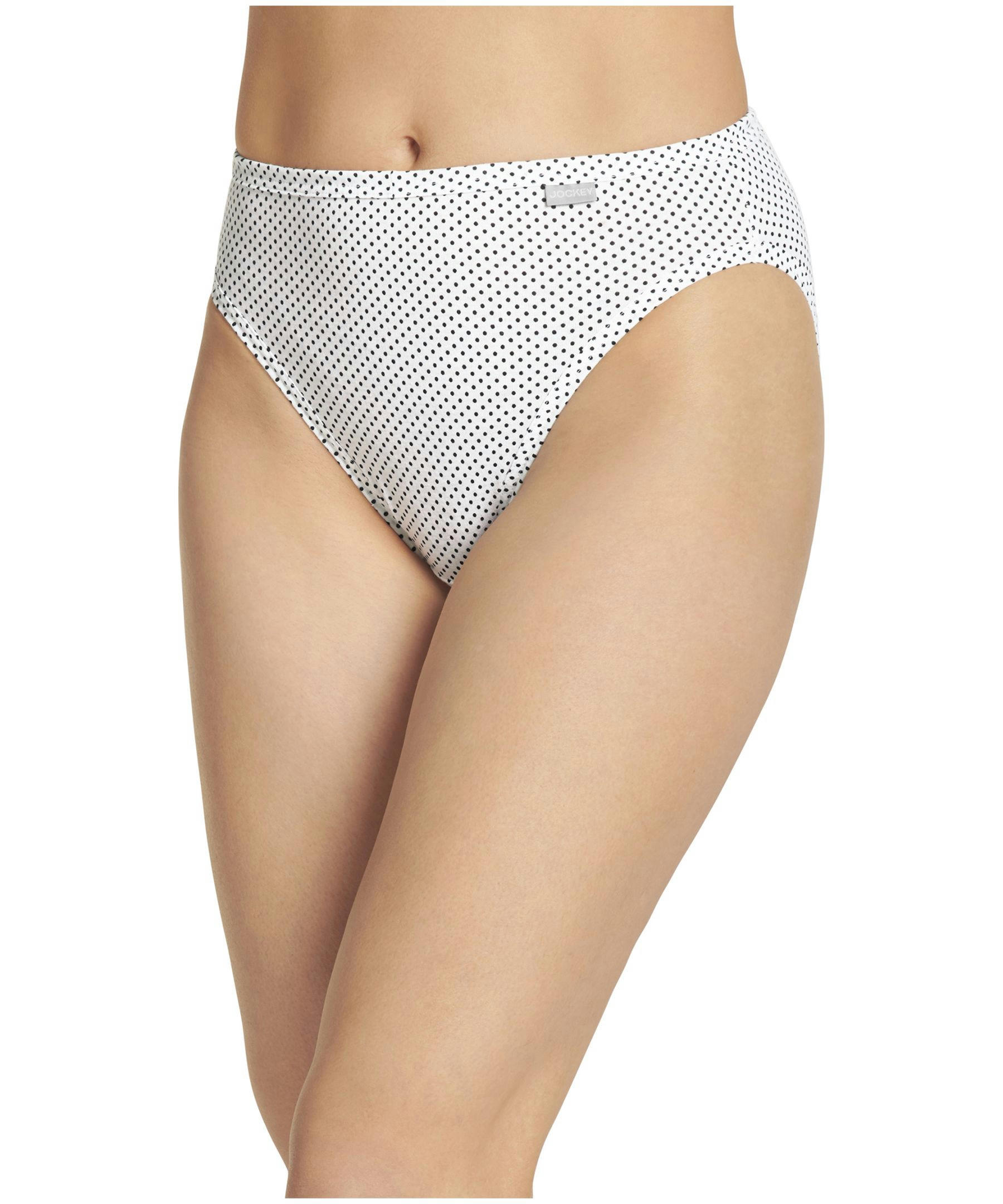 Jockey Women's 3 Pack Elance Basic Underwear French Cut Briefs