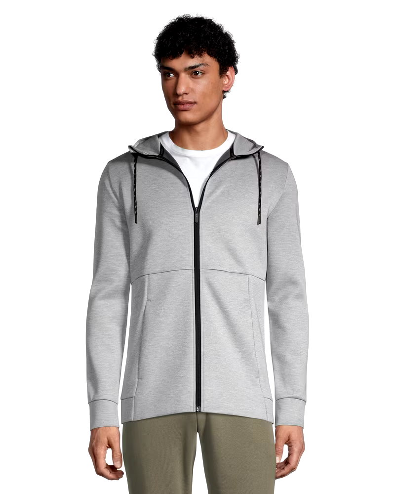 Matrix Men's Double Knit Full Zip Stretch Fleece Hoodie