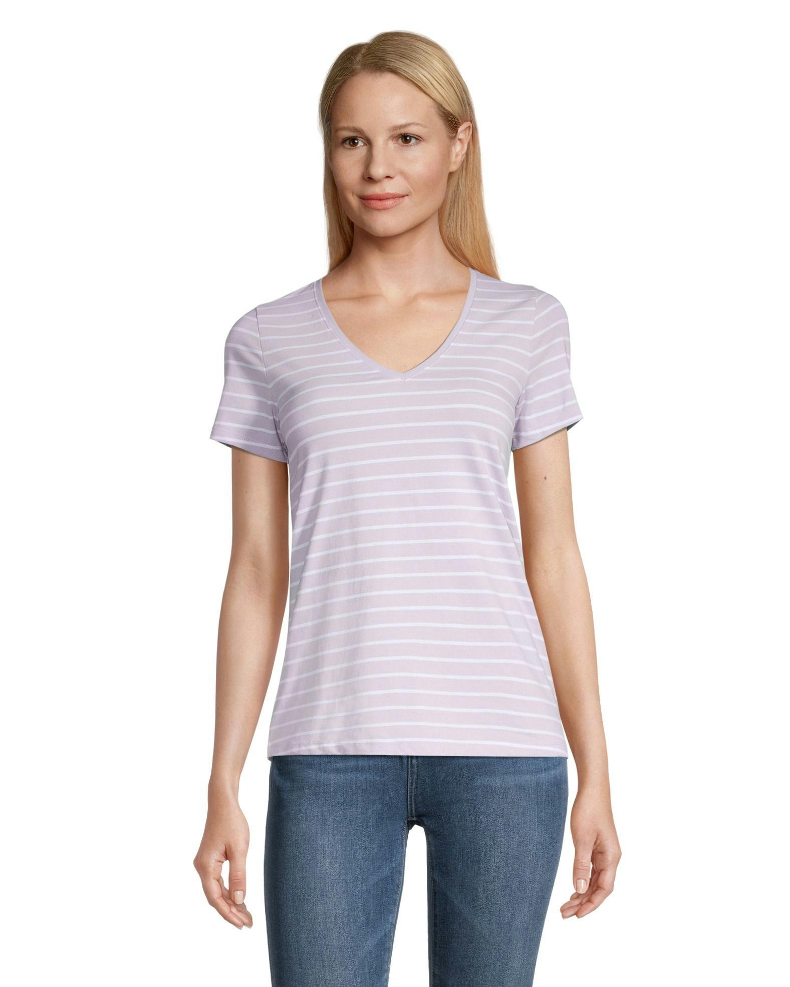 Denver Hayes Women's Semi-Fitted V-Neck T Shirt